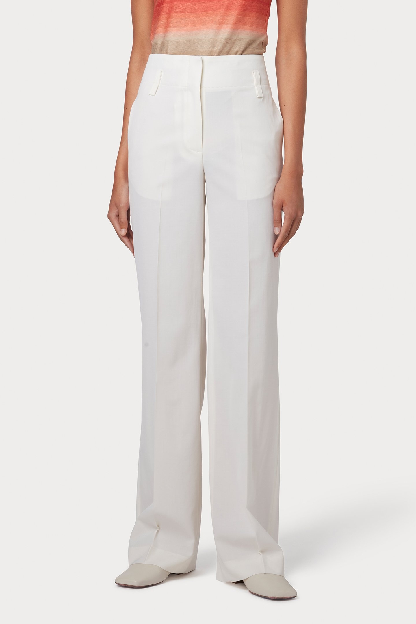 WOMENS TROUSERS OFF WHITE 1