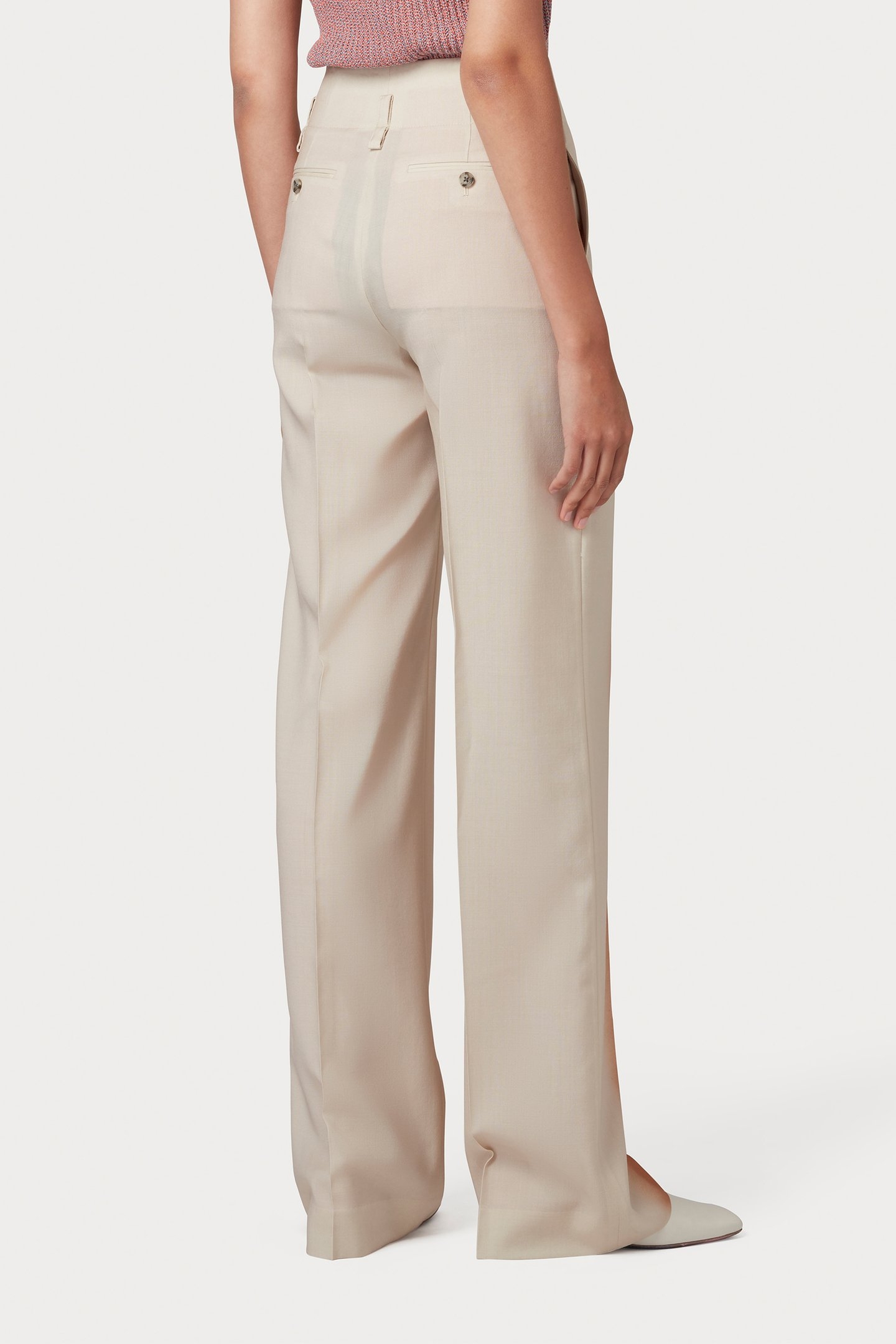 WOMENS TROUSERS IVORY 2