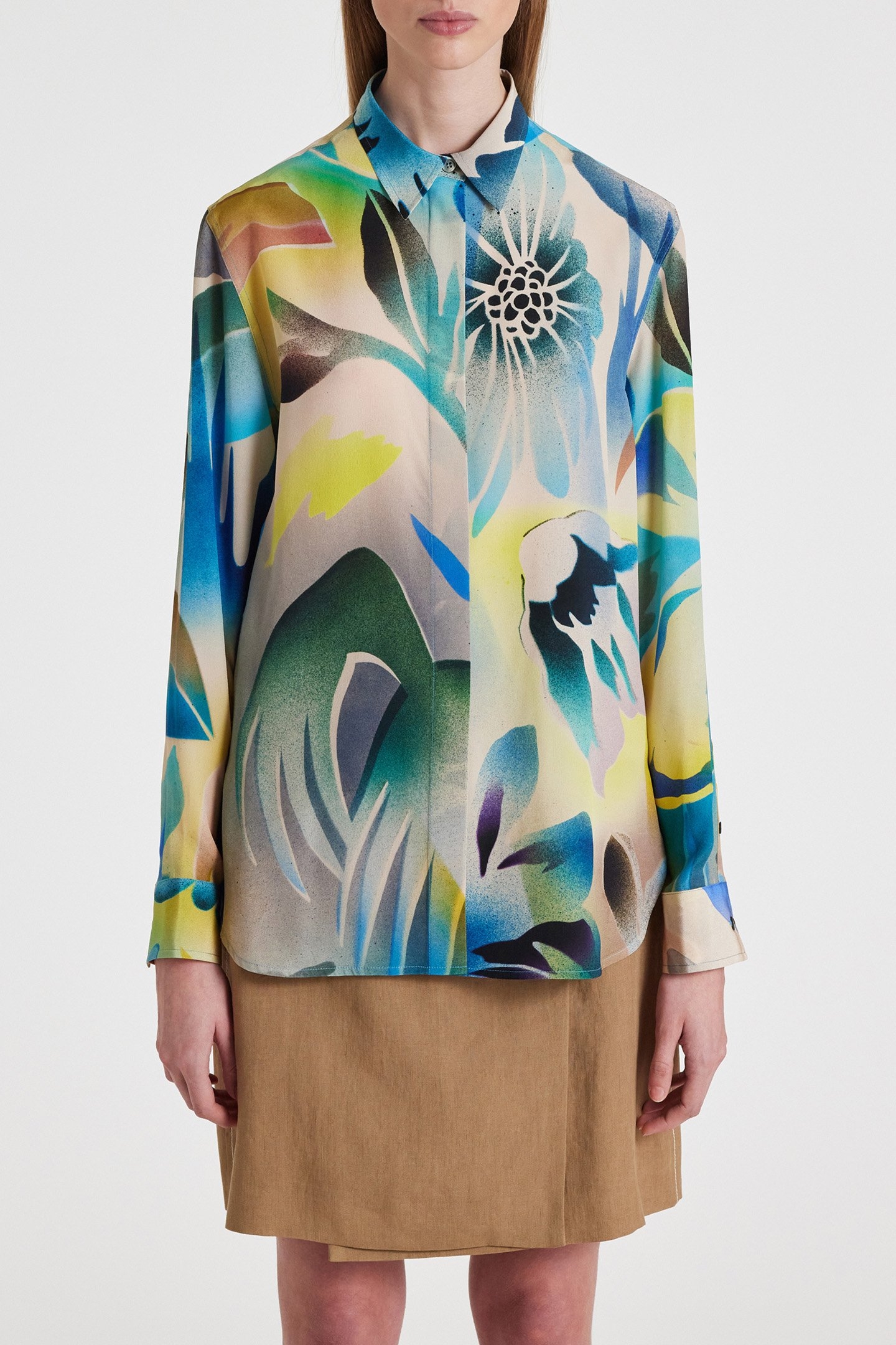 WOMENS SHIRT LIME GREEN 1