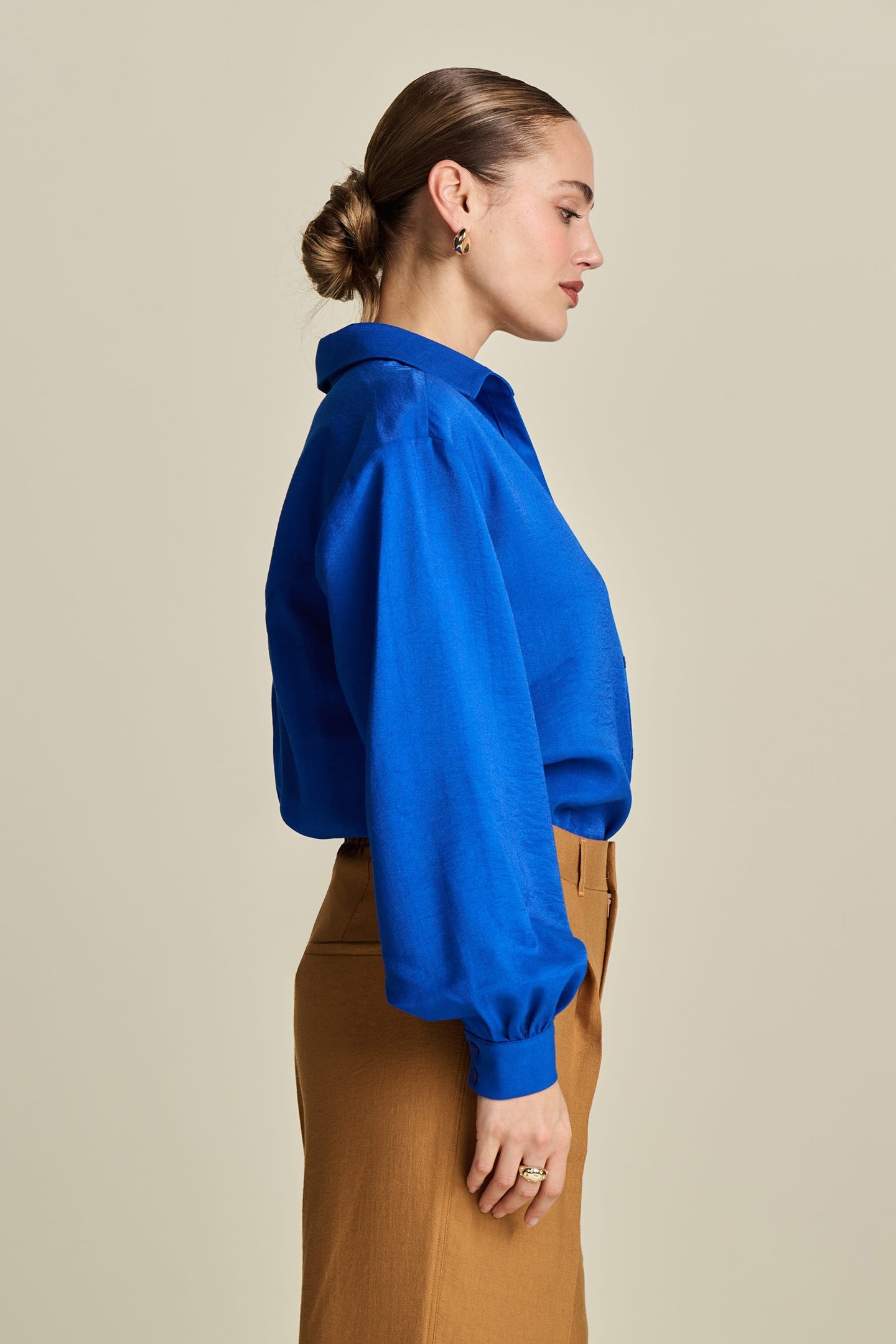 BLOUSE - VIOLET SHIMMER BLUE 4