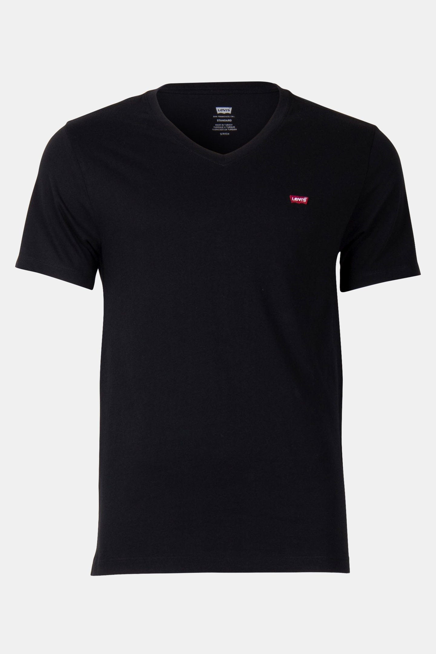 LSECLASSIC HM V NECK TEE BLACK 3