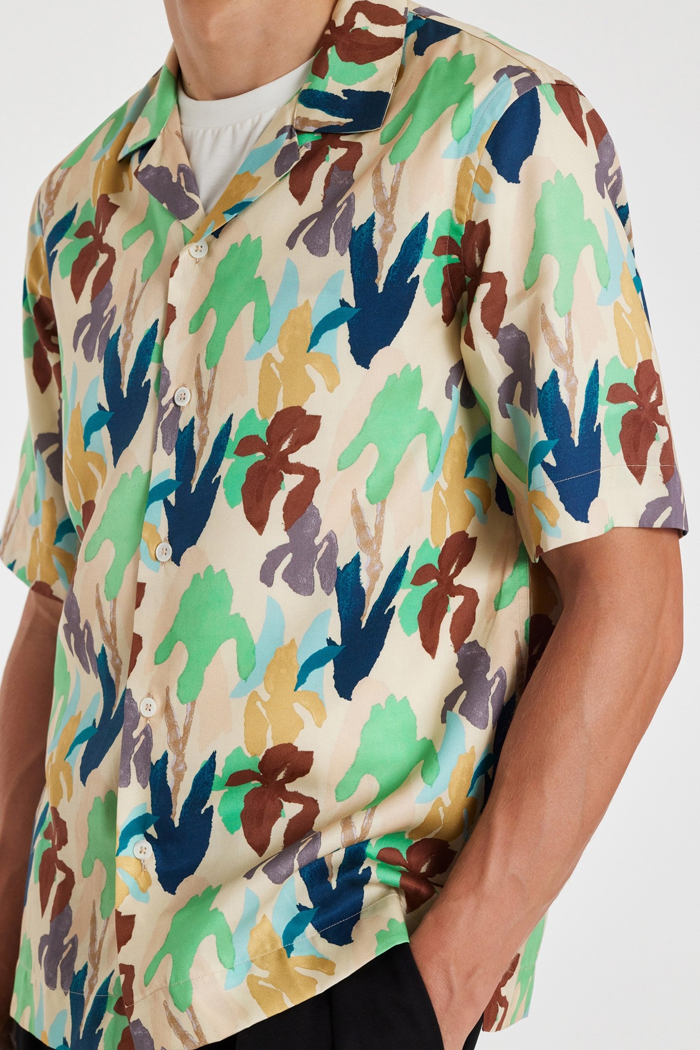 S/S REGULAR FIT SHIRT SAND 5