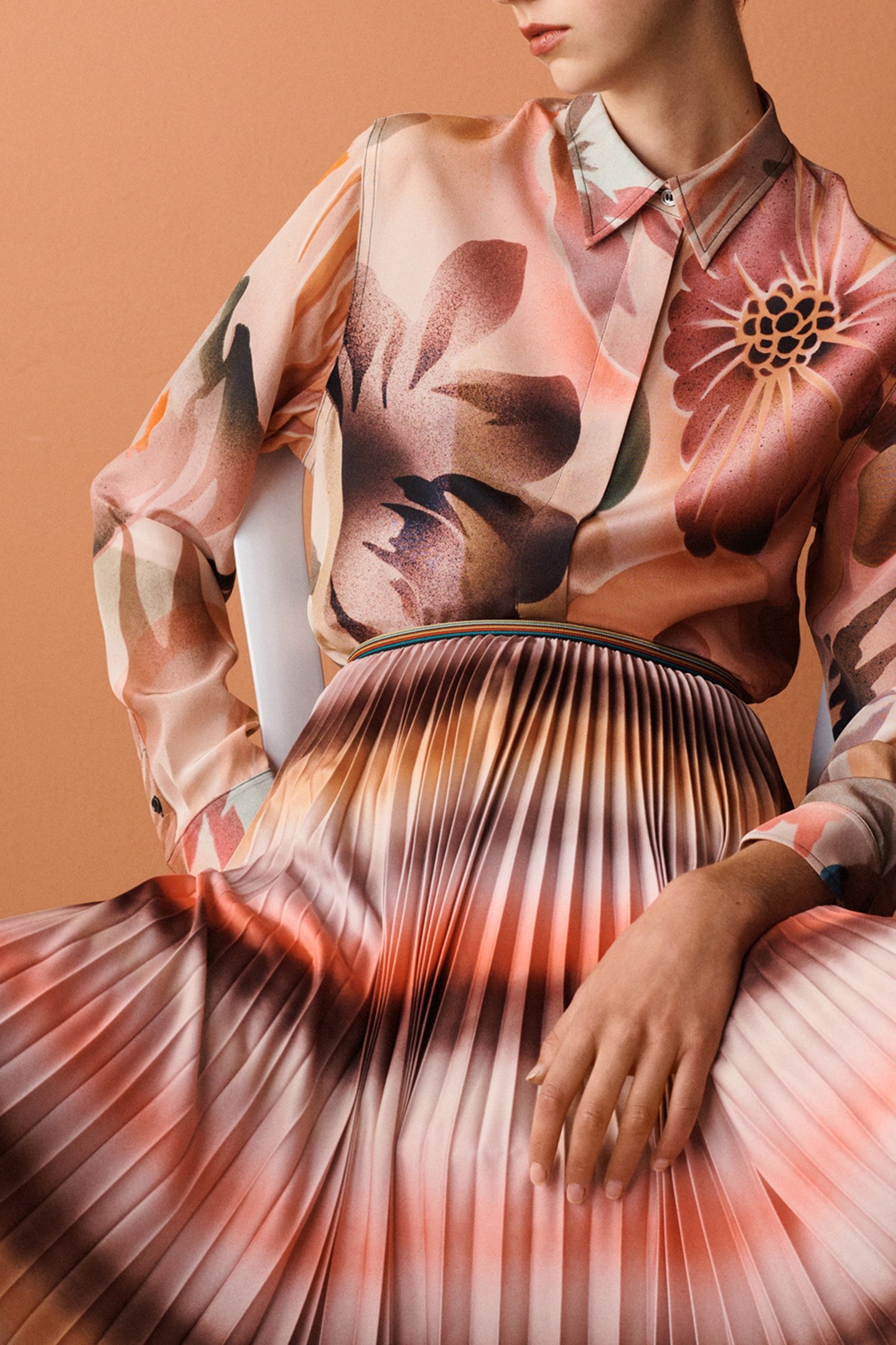 WOMENS SHIRT CORAL RED 8