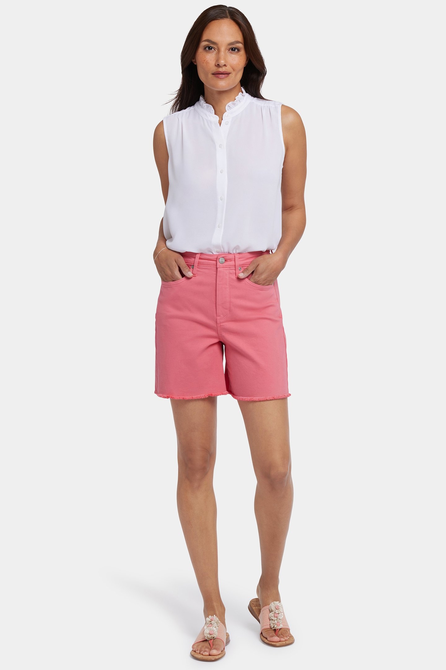 HIGH RISE BERKYN RELAXED SHORT SPICED CORAL 4