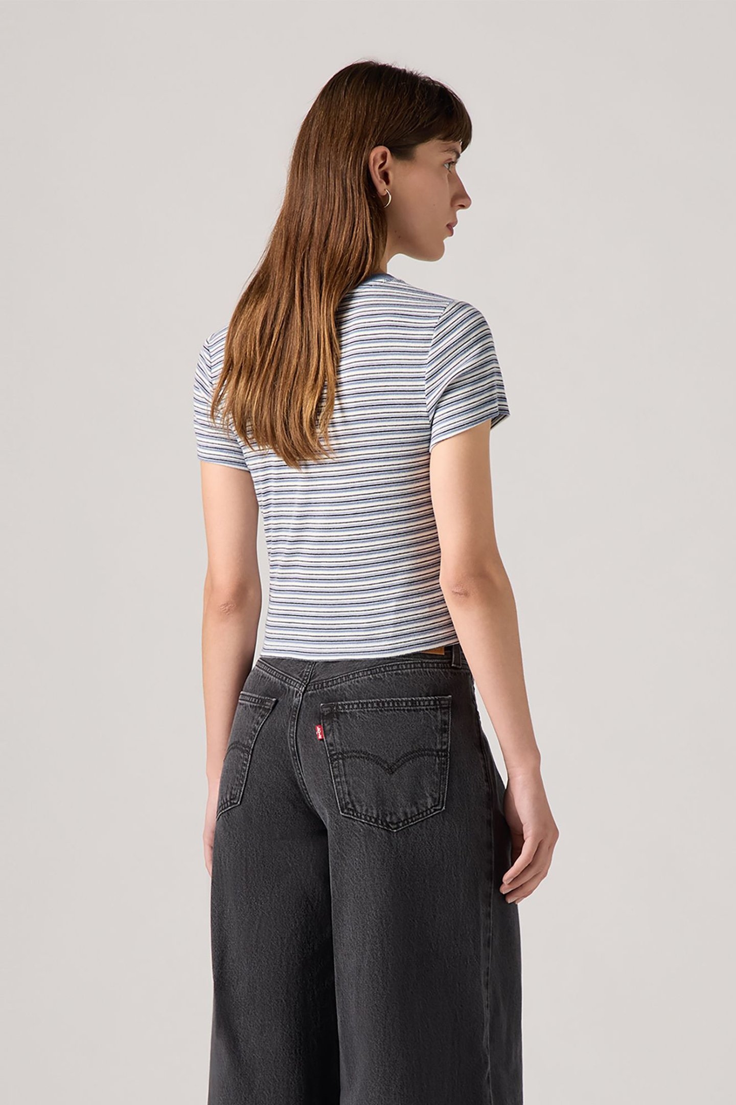 ESSENTIAL SPORTY TEE MEG STRIPE CLOUD DANCER 2