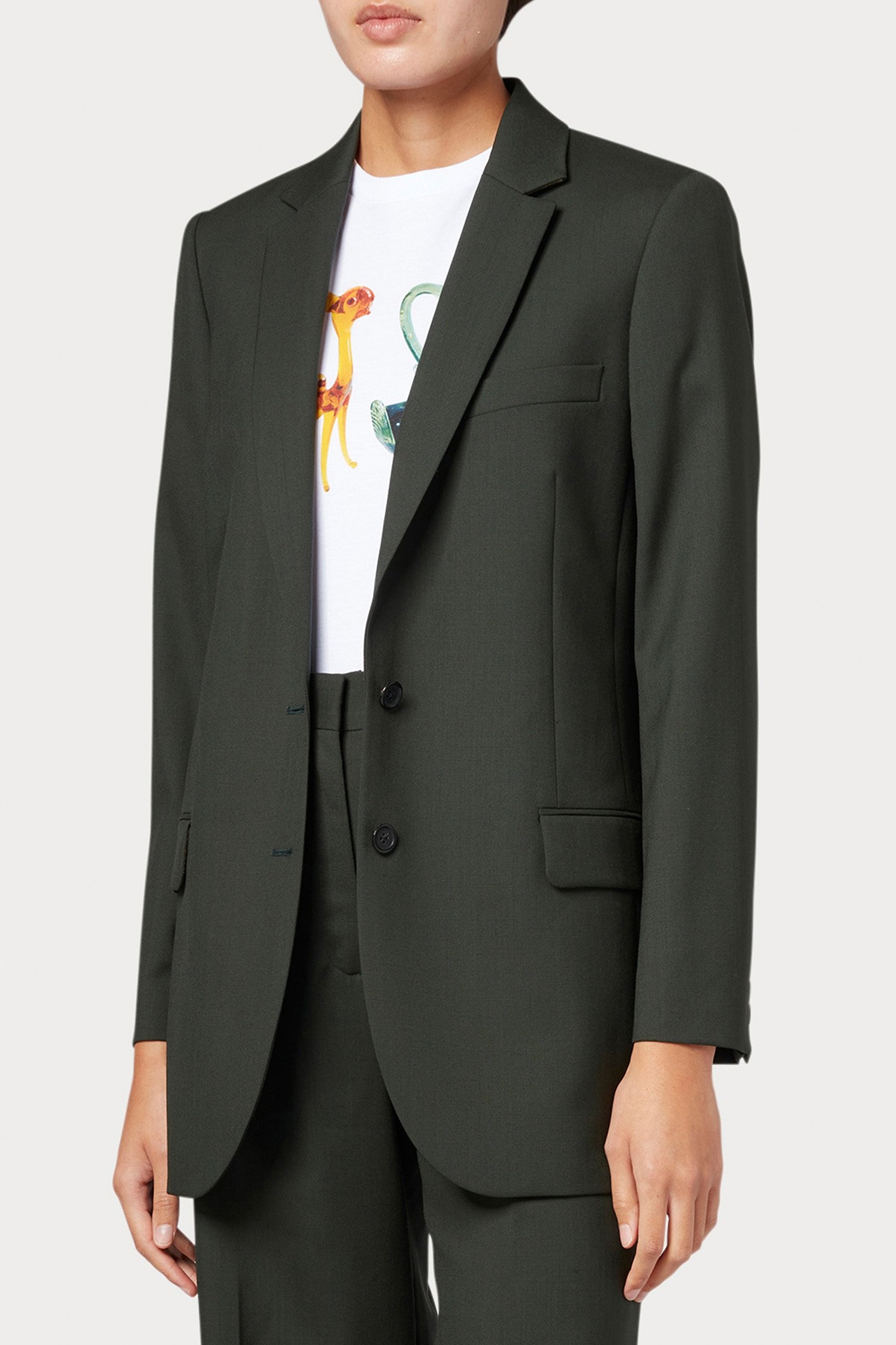 JACKET VERY DARK GREEN 1
