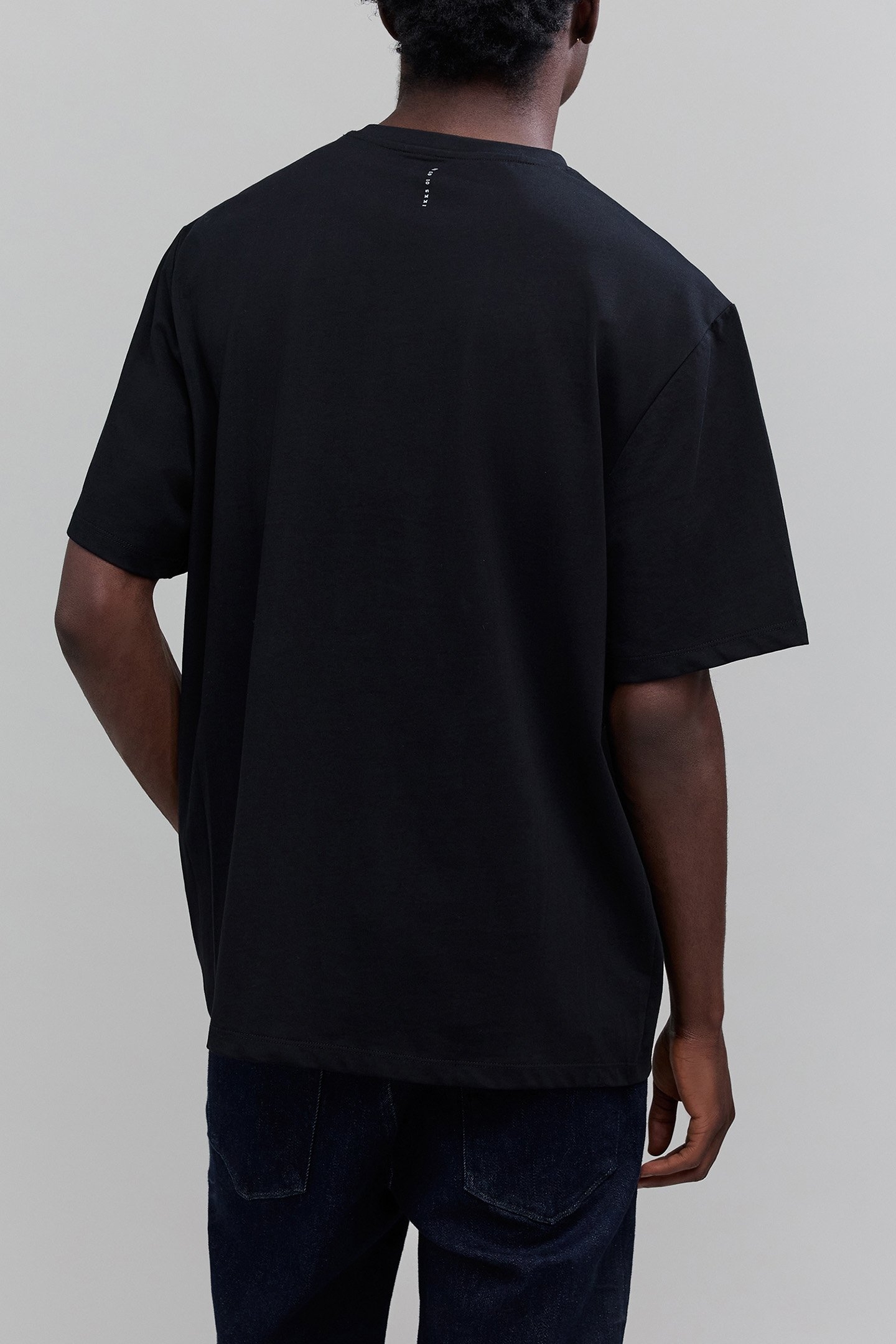 BLACK DRY FAST SCOTCH EFFECT T-SHIRT 2