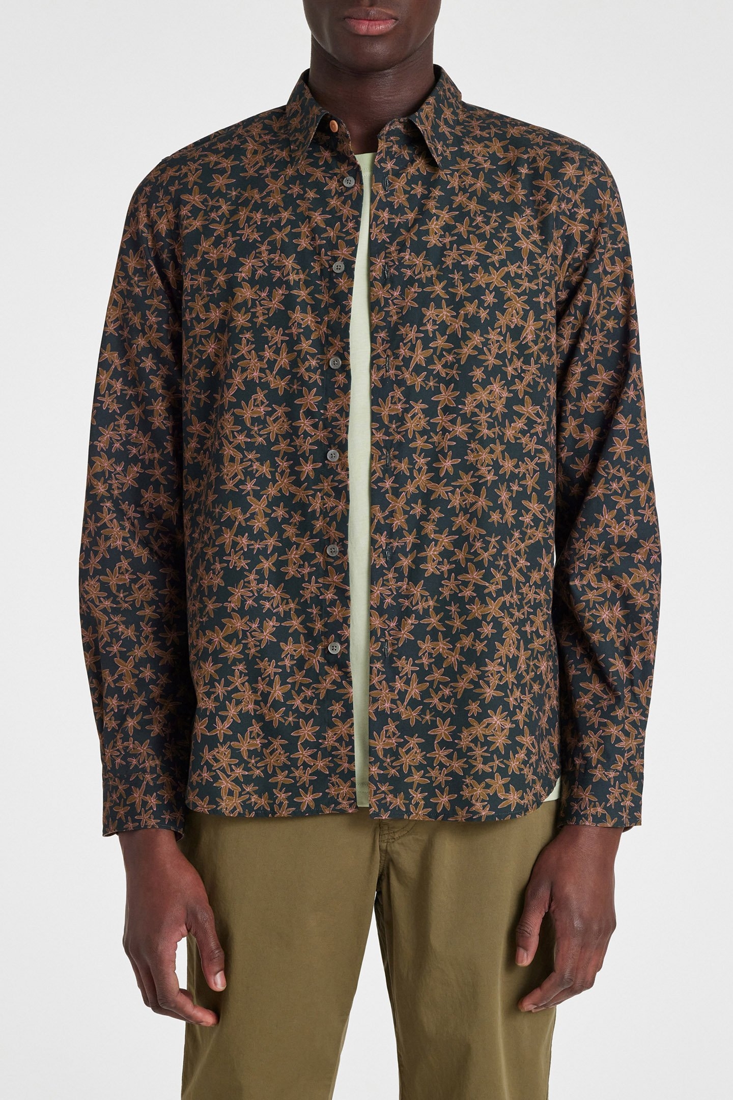 MENS SHIRT LS TAILORED FIT INDIGO 1