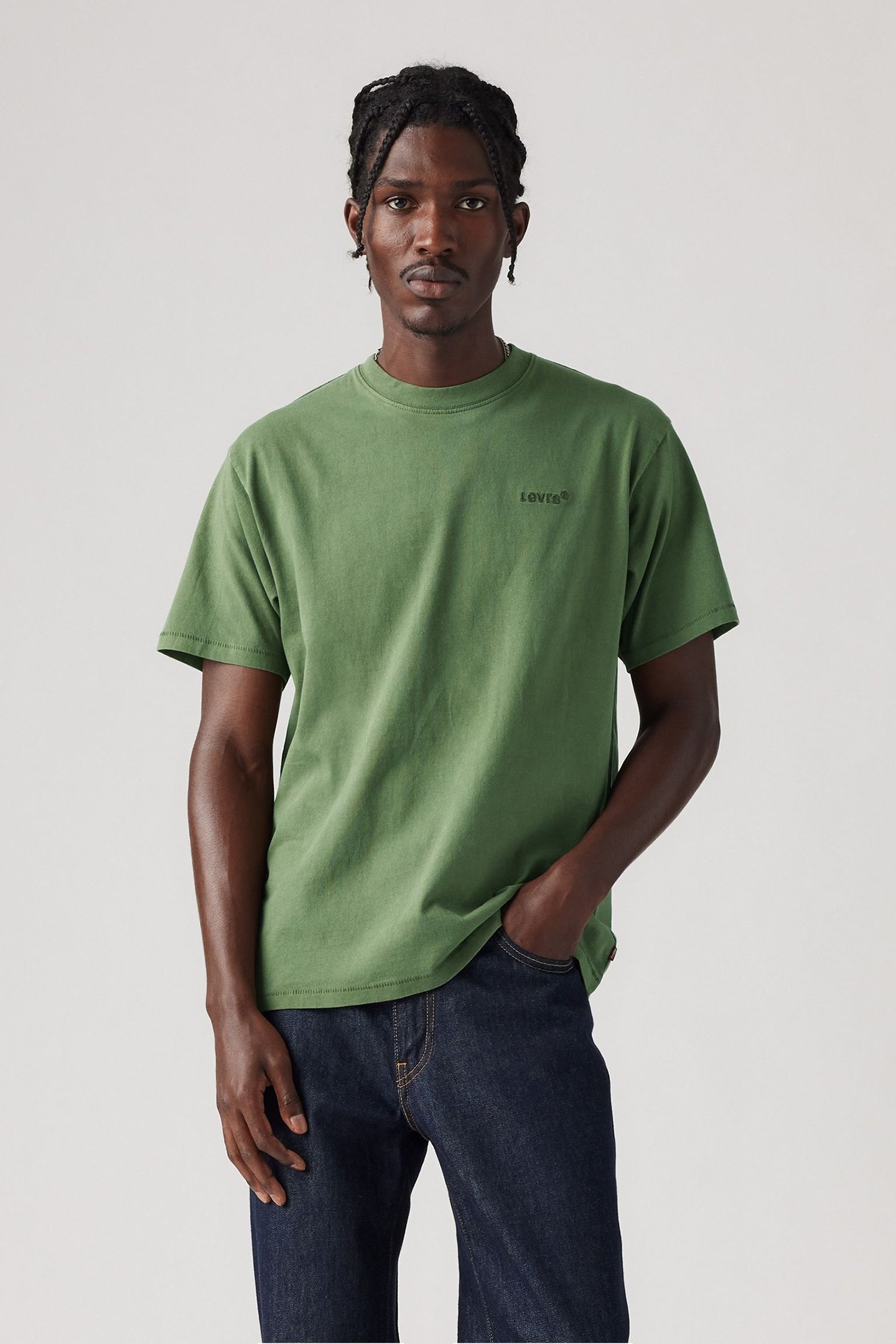 RED TAB VINTAGE TEE GARMENT DYE VINEYAND 1