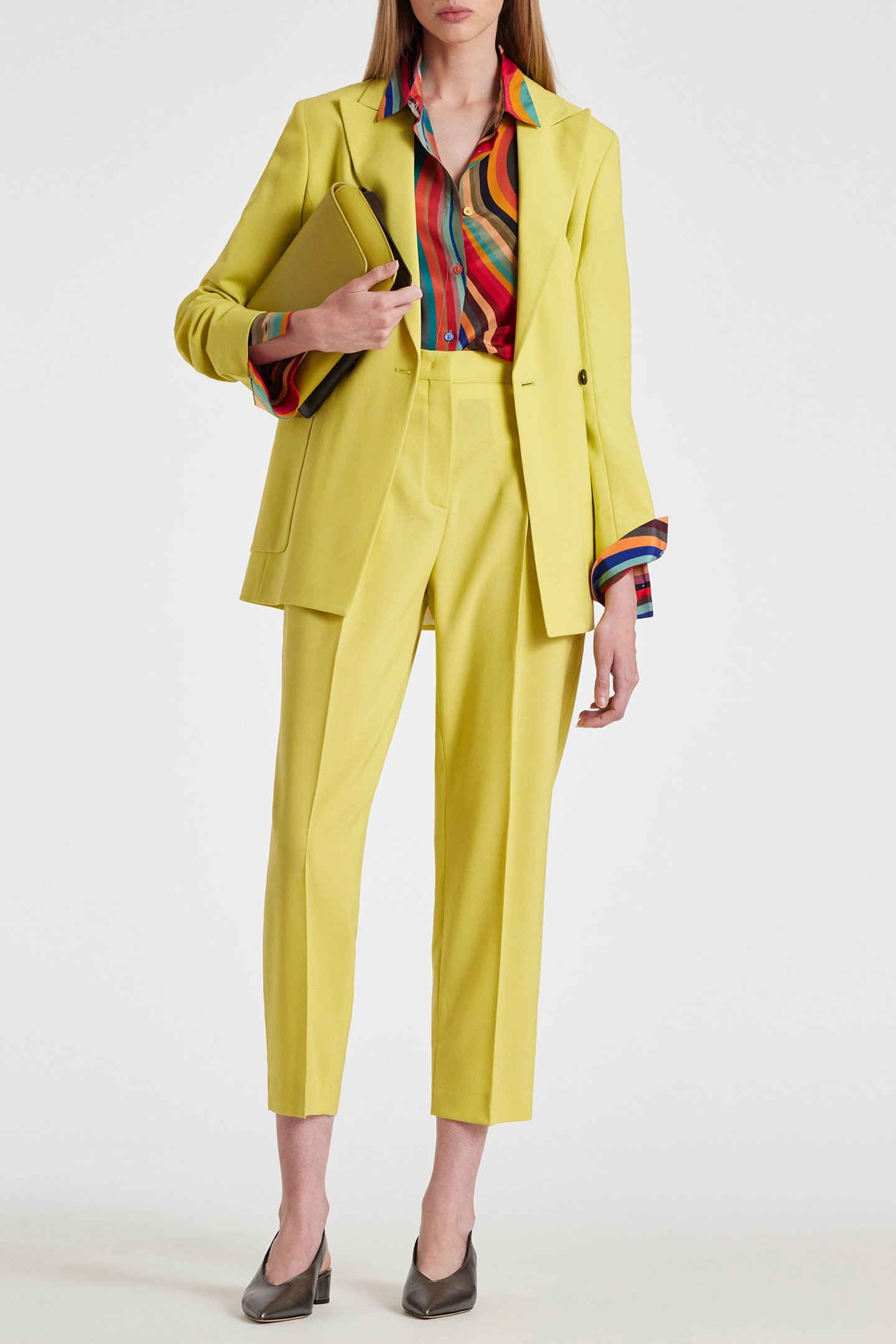 WOMENS TROUSERS LIME GREEN 3