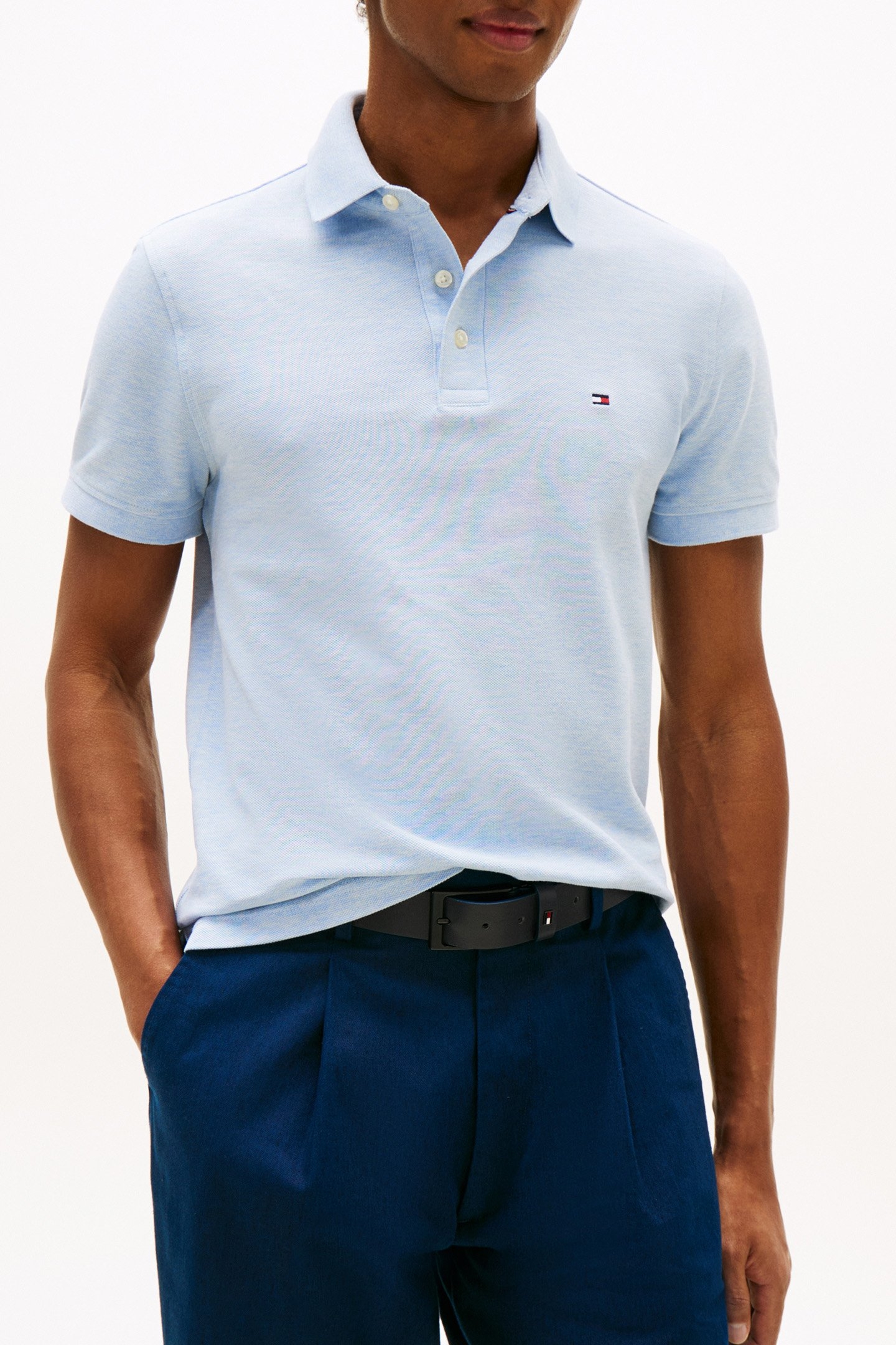 1985 SLIM FIT POLO BLUE 1