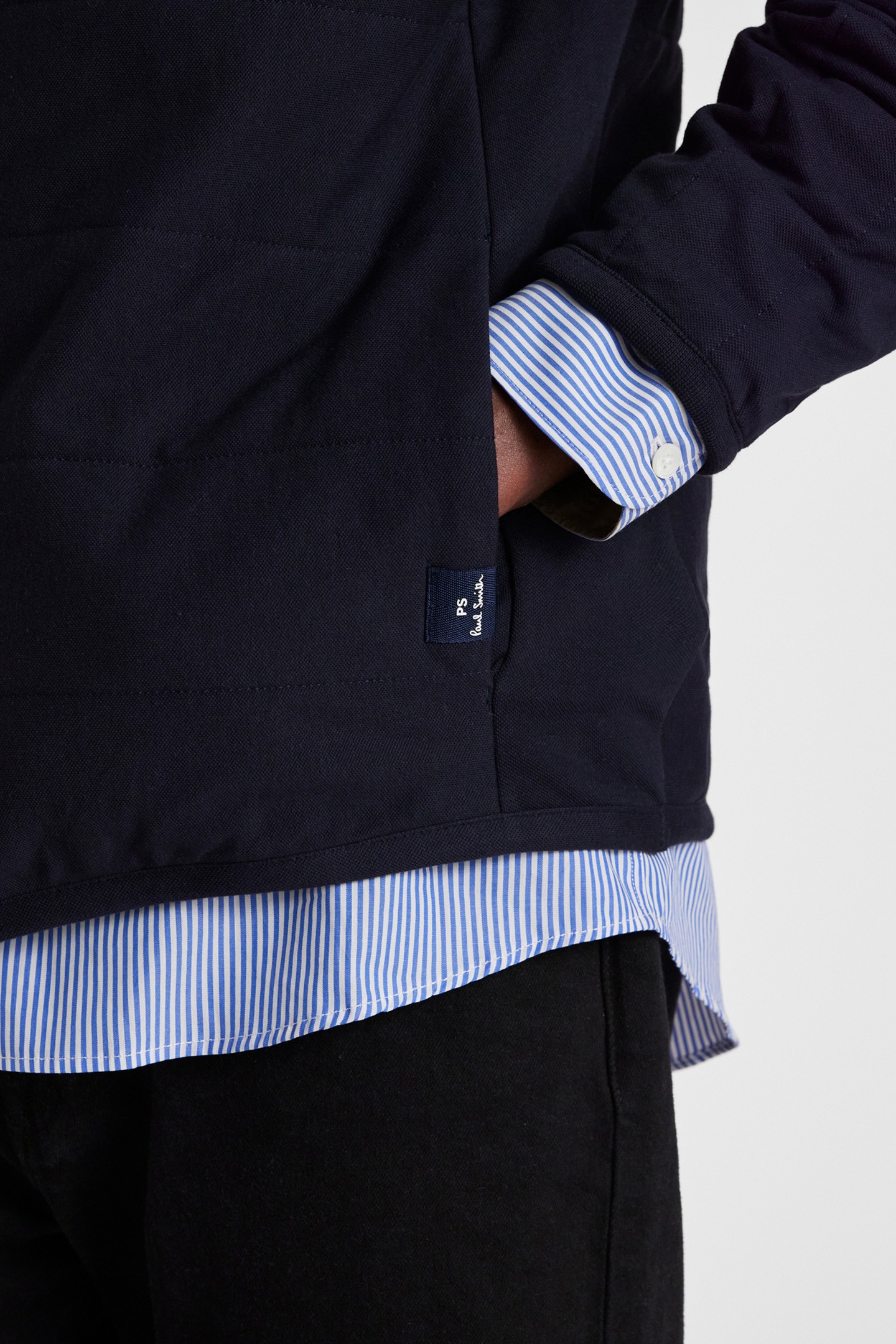 MENS JACKET QUILTED VERY DARK NAVY 6