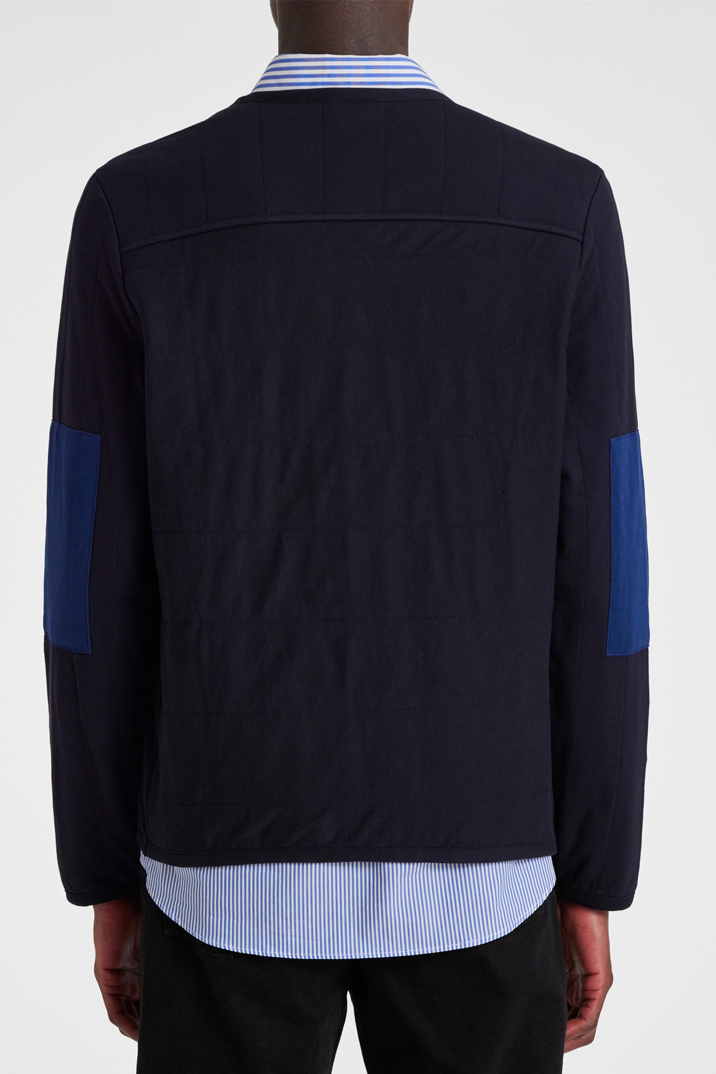 MENS JACKET QUILTED VERY DARK NAVY 2