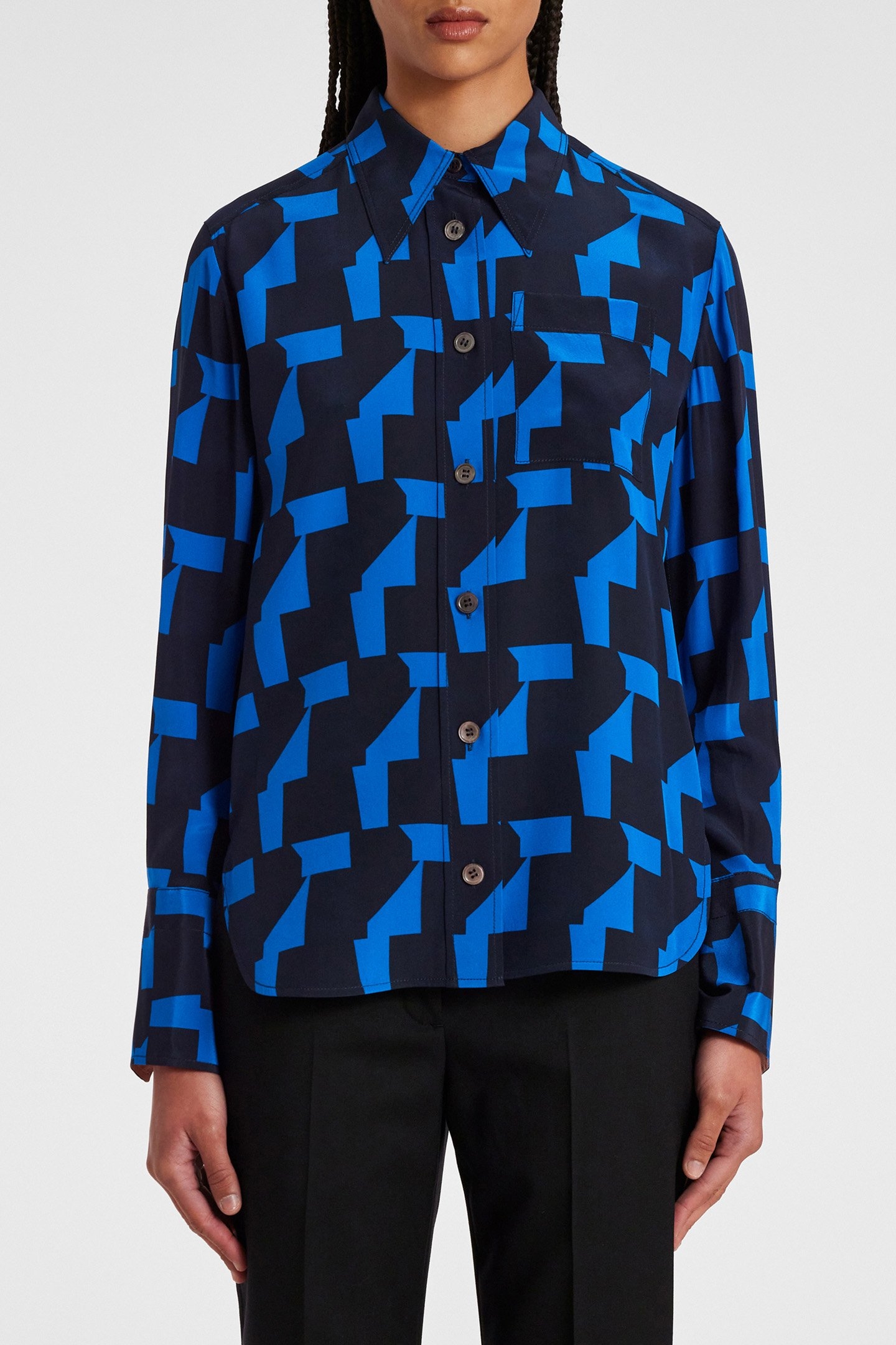 SHIRT COBALT BLUE 1