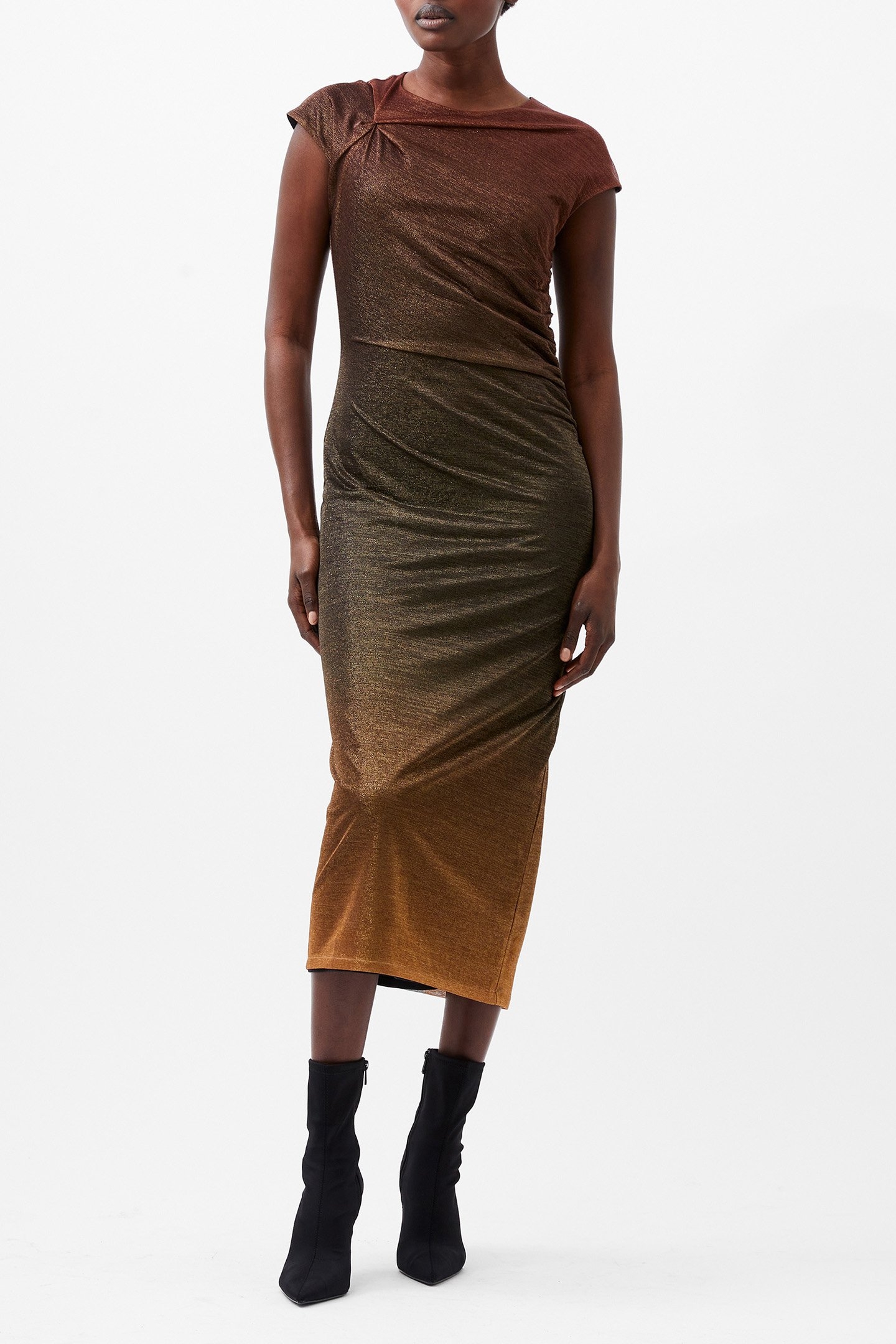 SELA LUREX MIDI DRESS MULTI 1