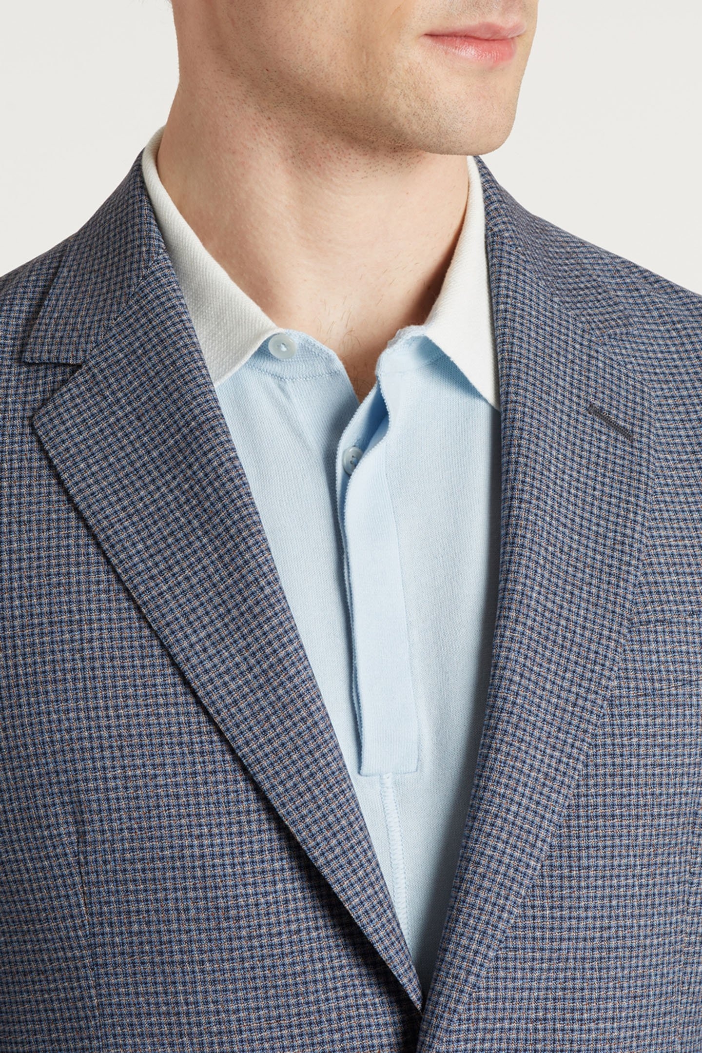 GENTS 2 BUTTON JACKET LIGHT BLUE 5