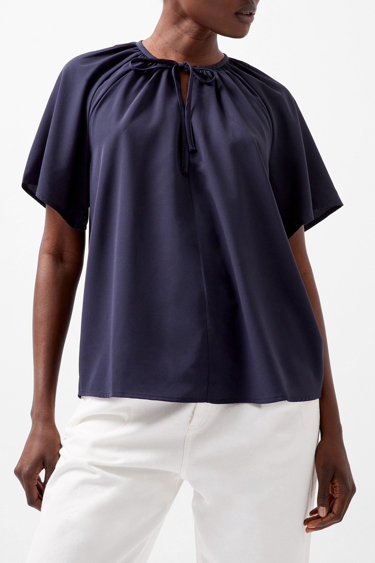 CAPRIANA CREPE LIGHT TOP MARINE 2