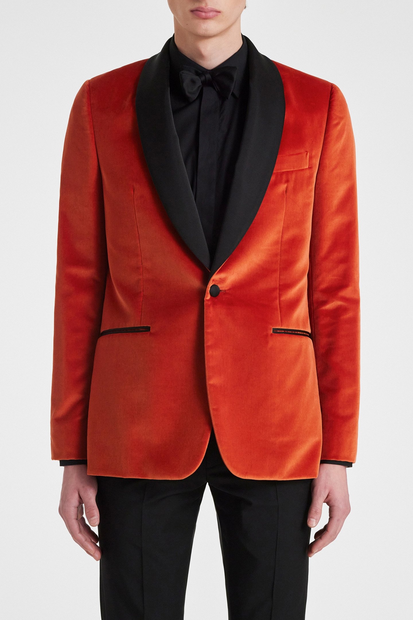 MENS 2BTN JACKET DARK RUST 1