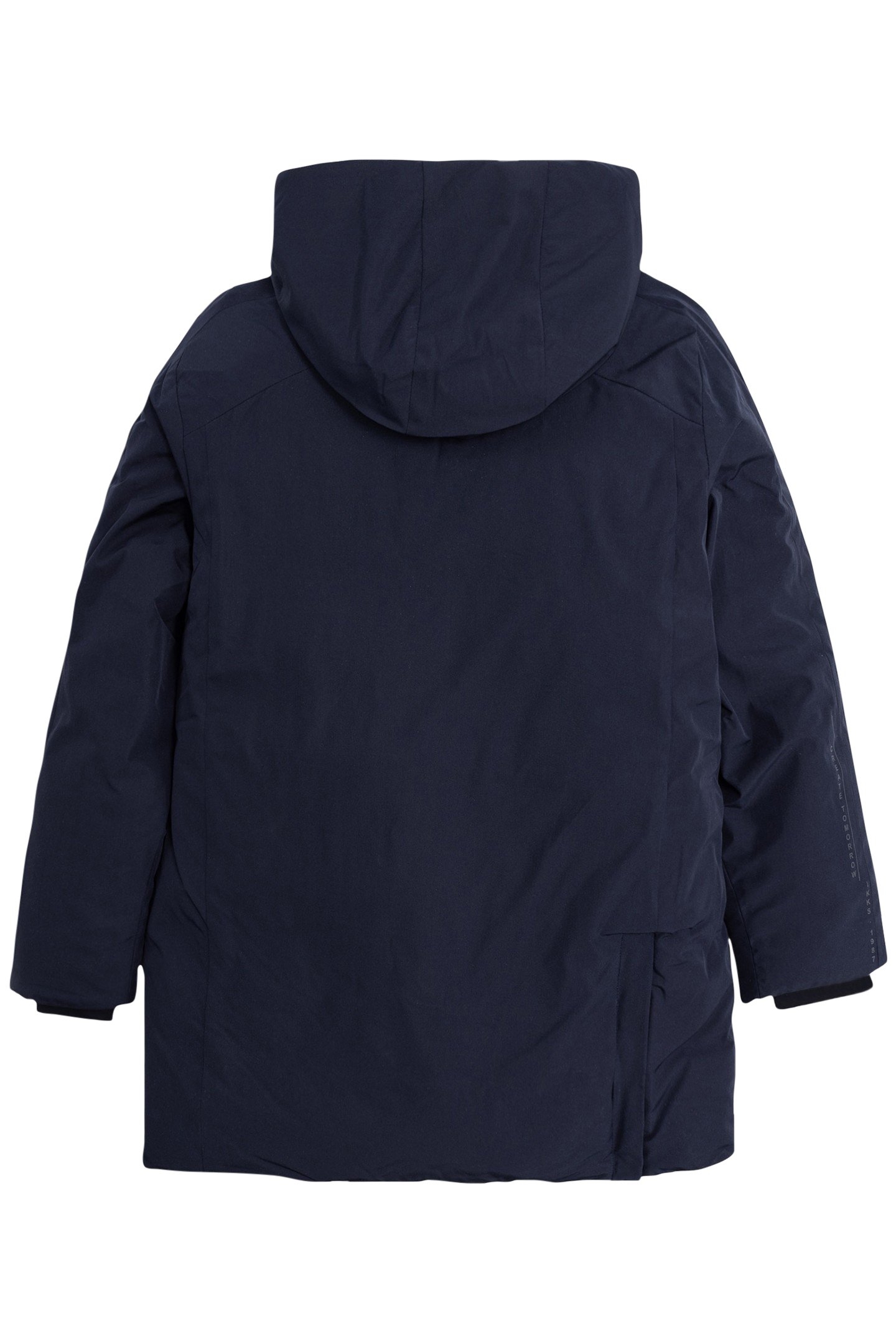 BOYS' NAVY PARKA WITH QUILTED INTERIOR 2