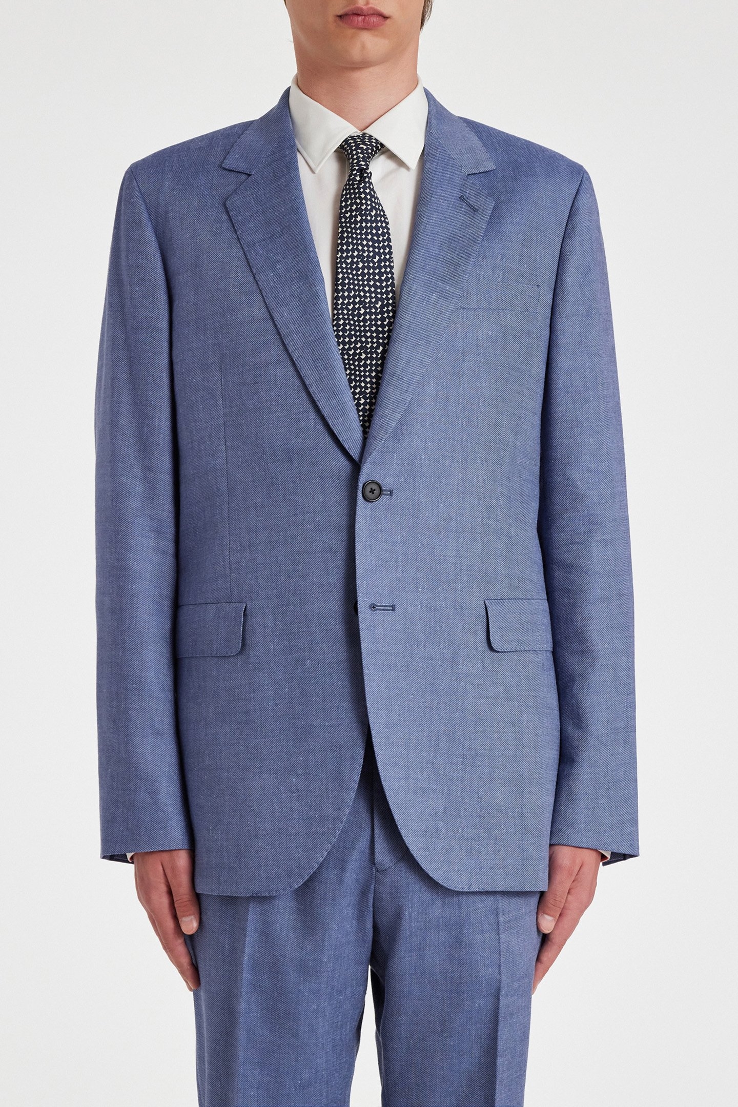 2 BUTTON JACKET BLUE 1