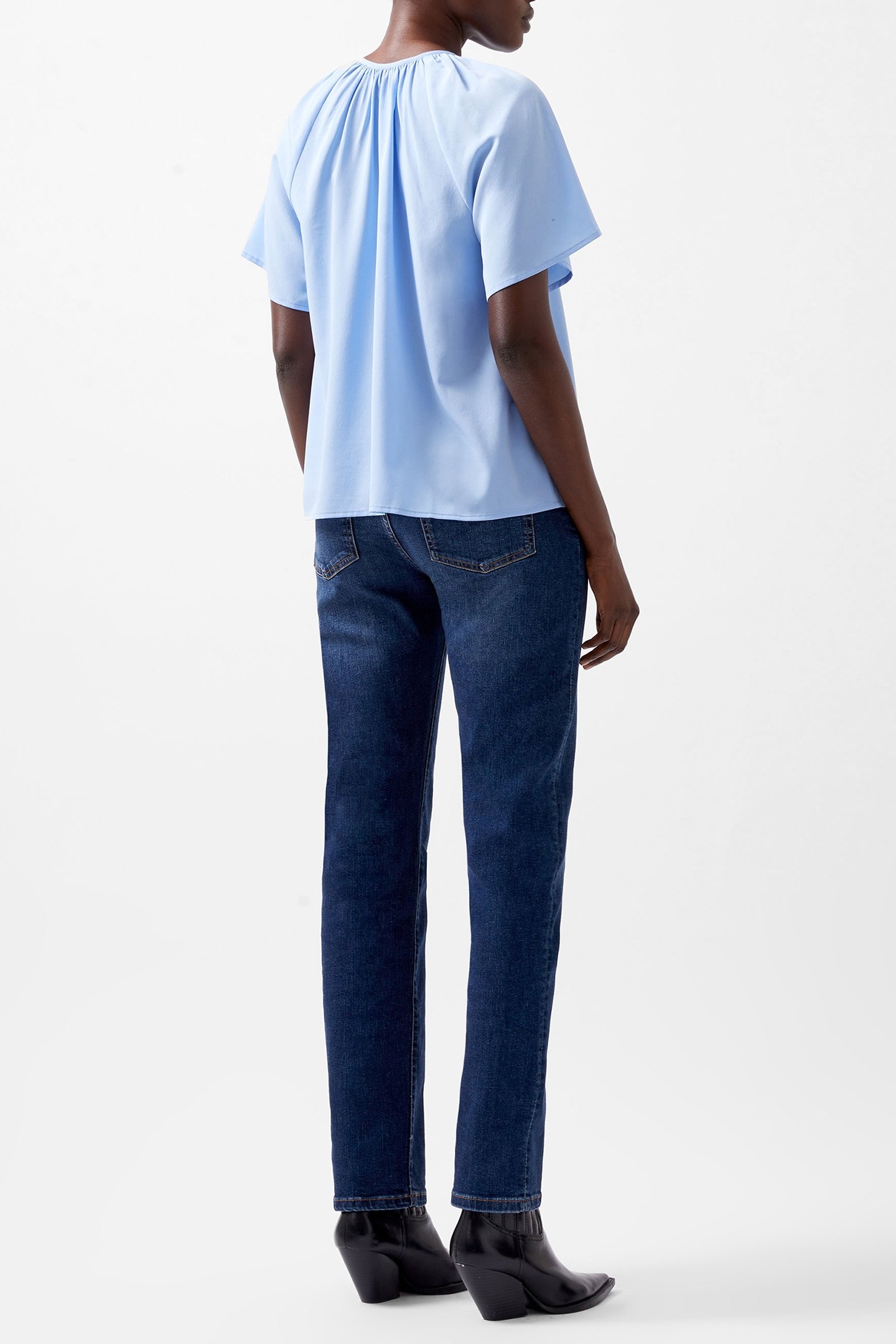 CAPRIANA CREPE LIGHT TOP DUSTED BLUE 3