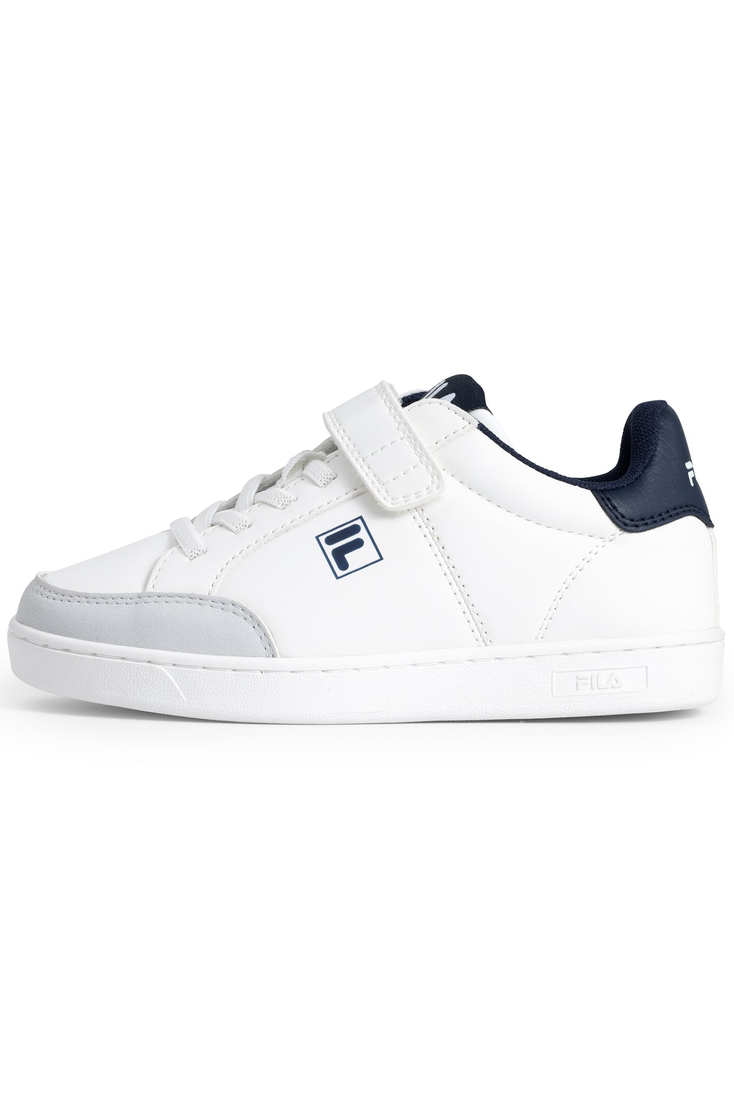 BOYS COURTBAY VELCRO KIDS WHITE-FILA NAVY 1
