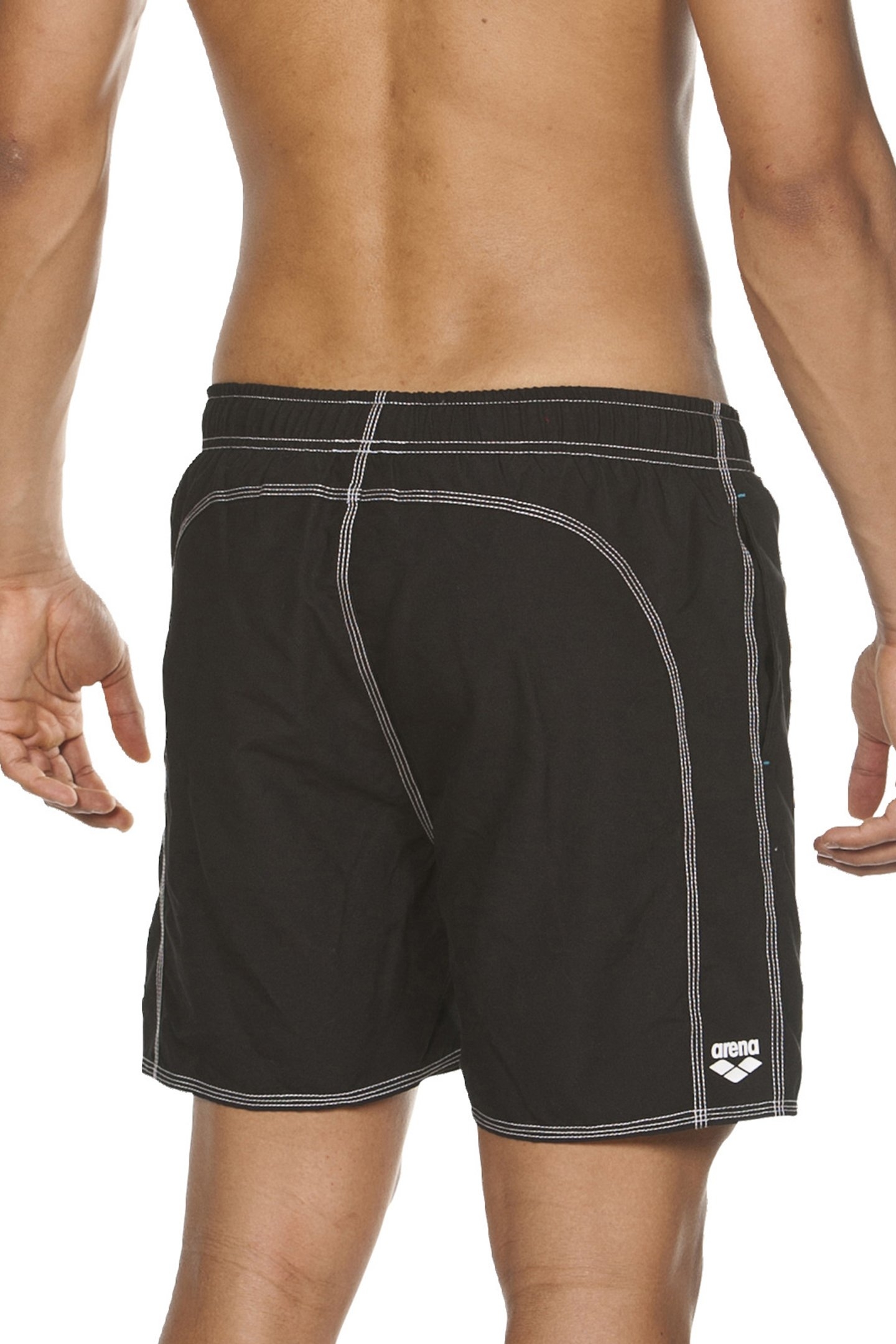 FUNDAMENTALS SOLID BOXER BLACK-WHITE 6