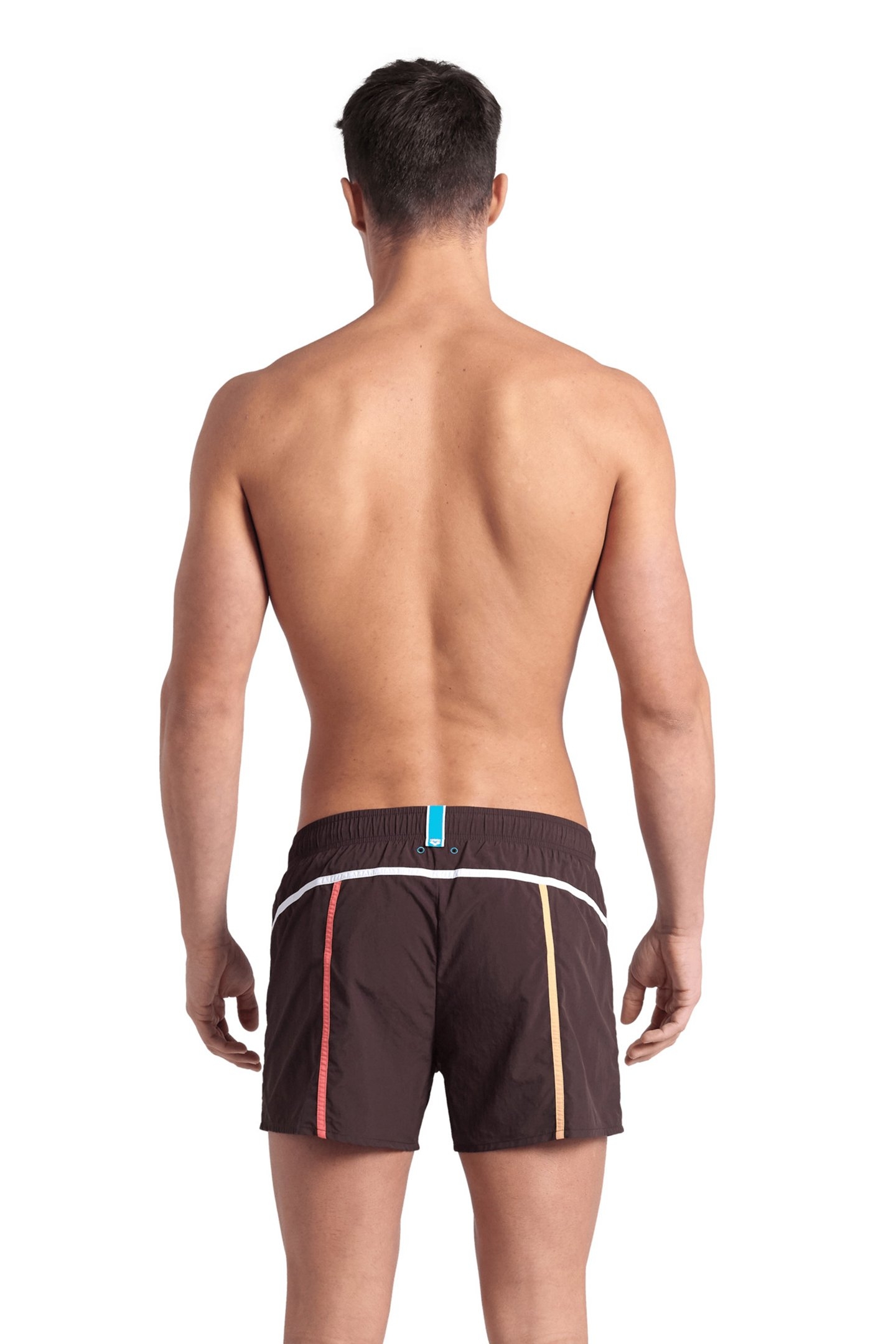 MEN'S ARENA PRO_FILE BEACH X-SHORT SEPIA-WHITE-SALMON PINK-C 2