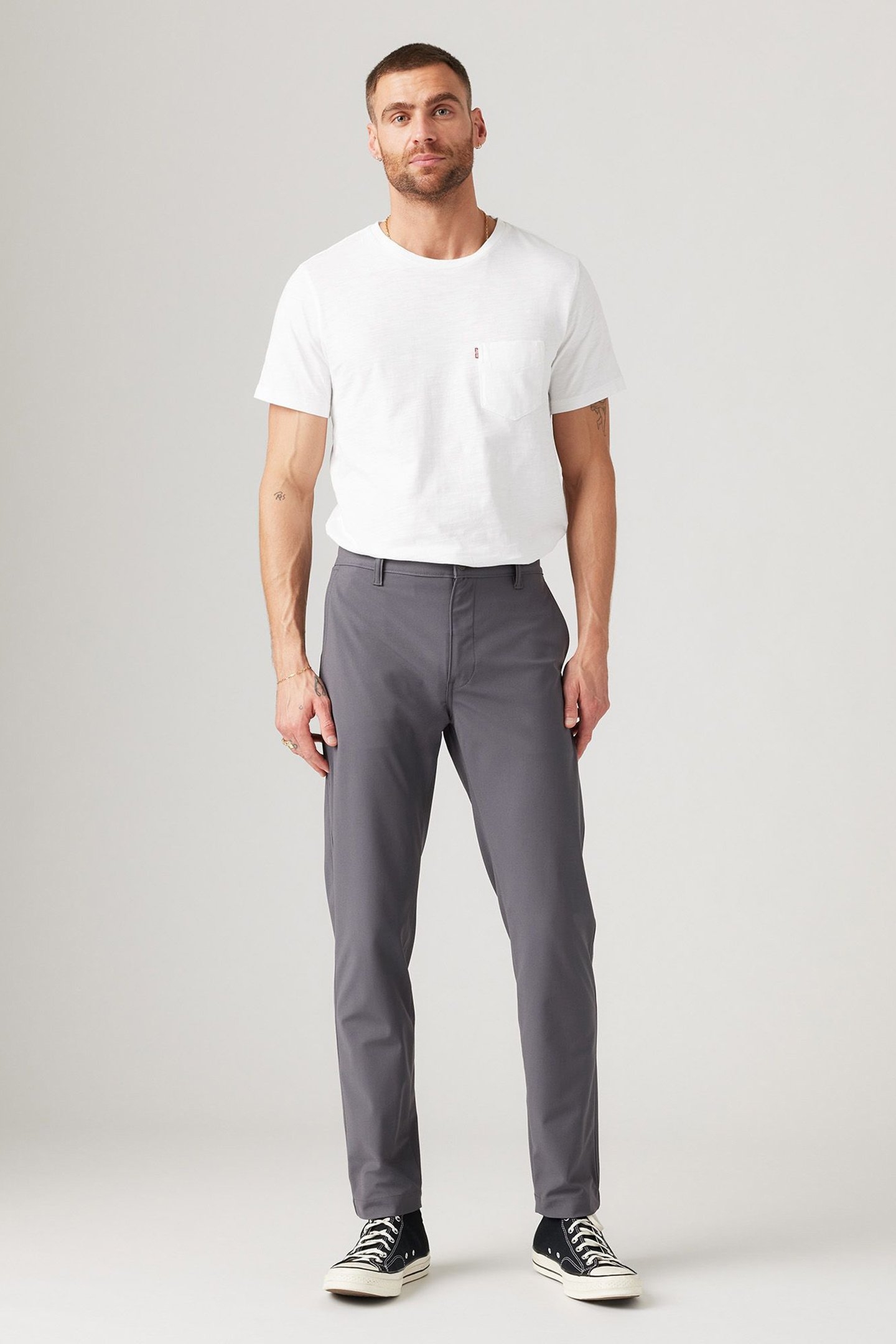 XX CHINO STD TECH T3 CHARRED GREY WARP 2