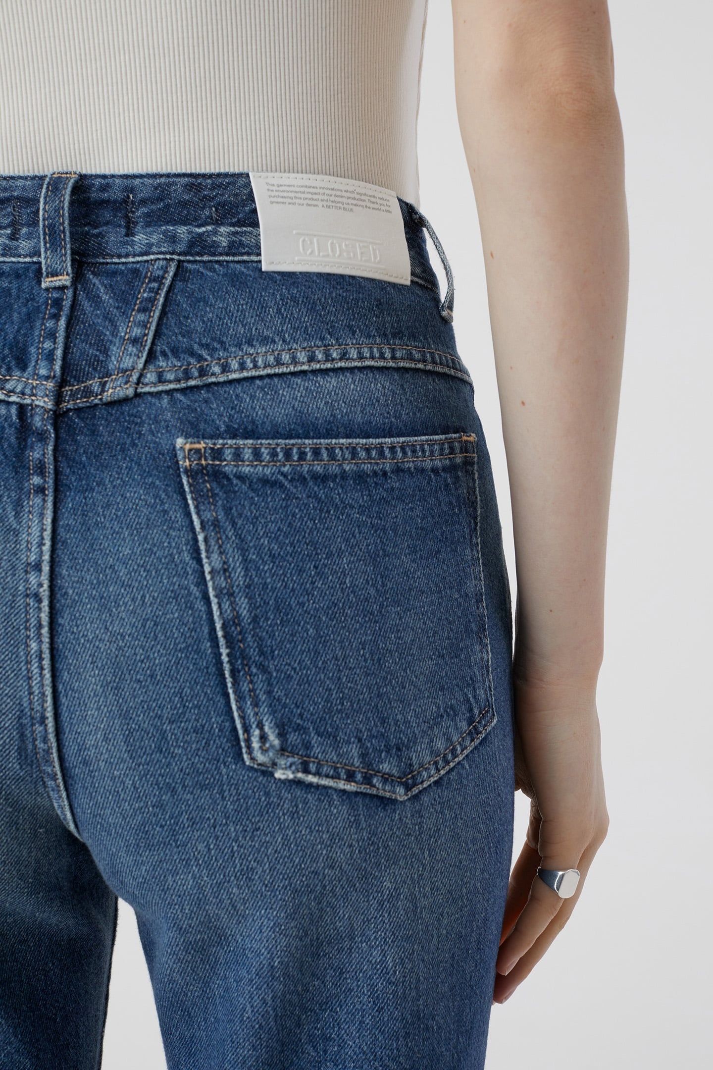 PEDAL PUSHER JEANS DARK BLUE 7