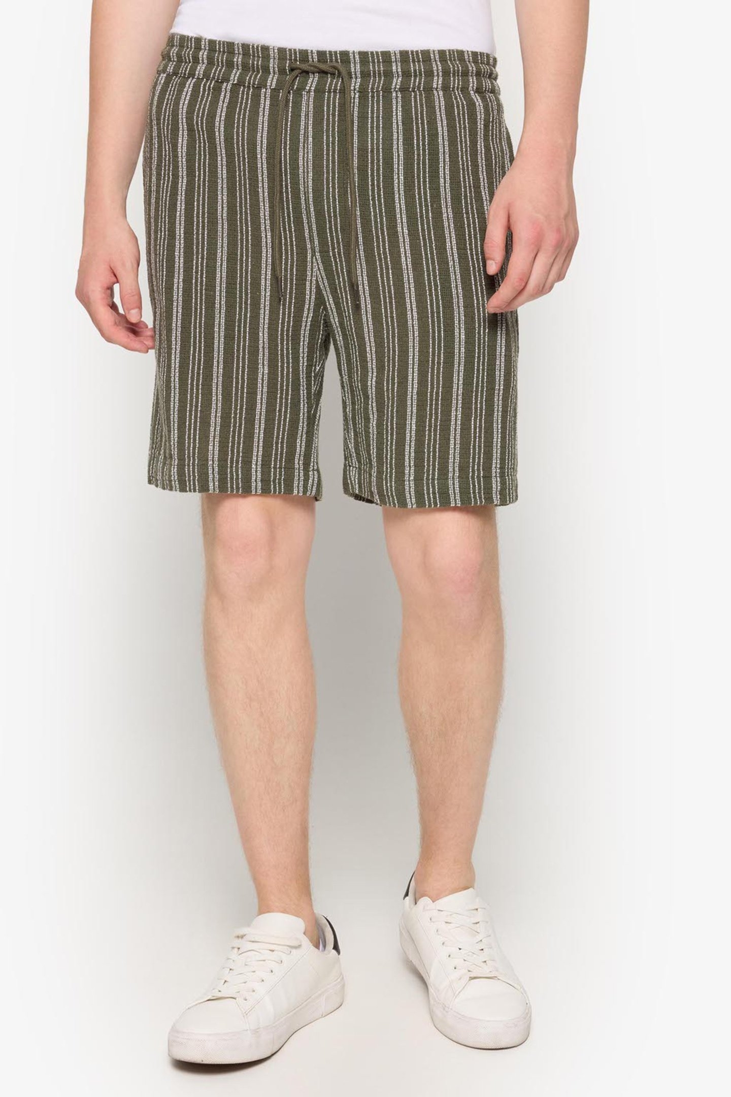 TUMSI RECYCLE STRIPE BOTTLE GREEN 1