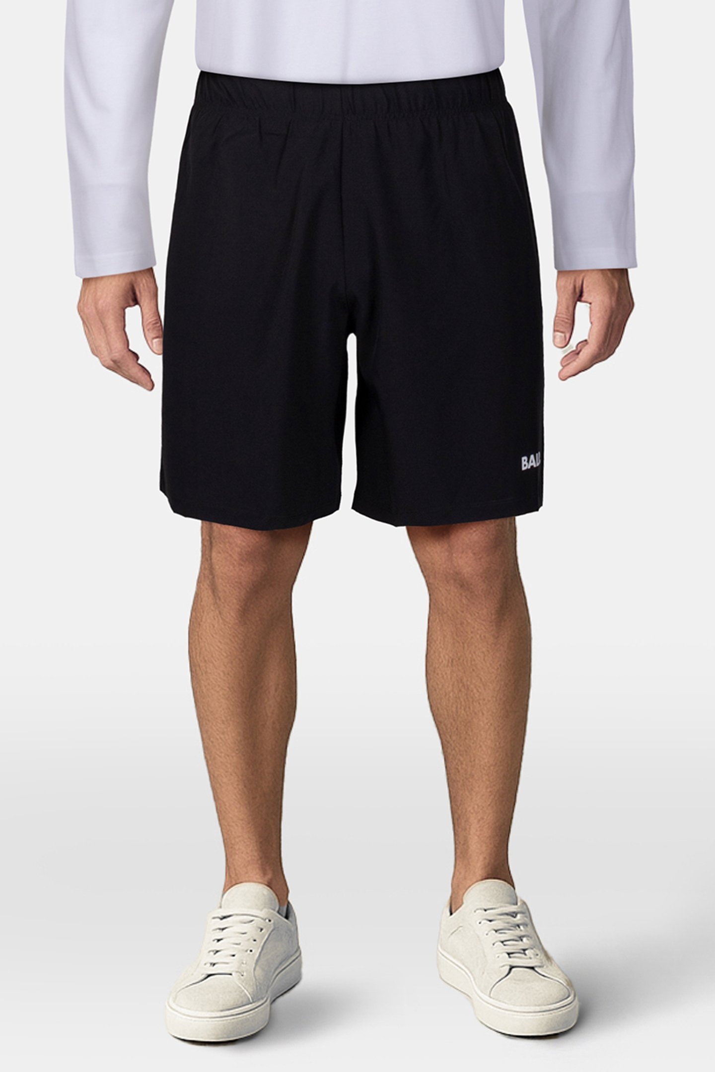 BALR. FOOTBALL SHORTS JET BLACK 1