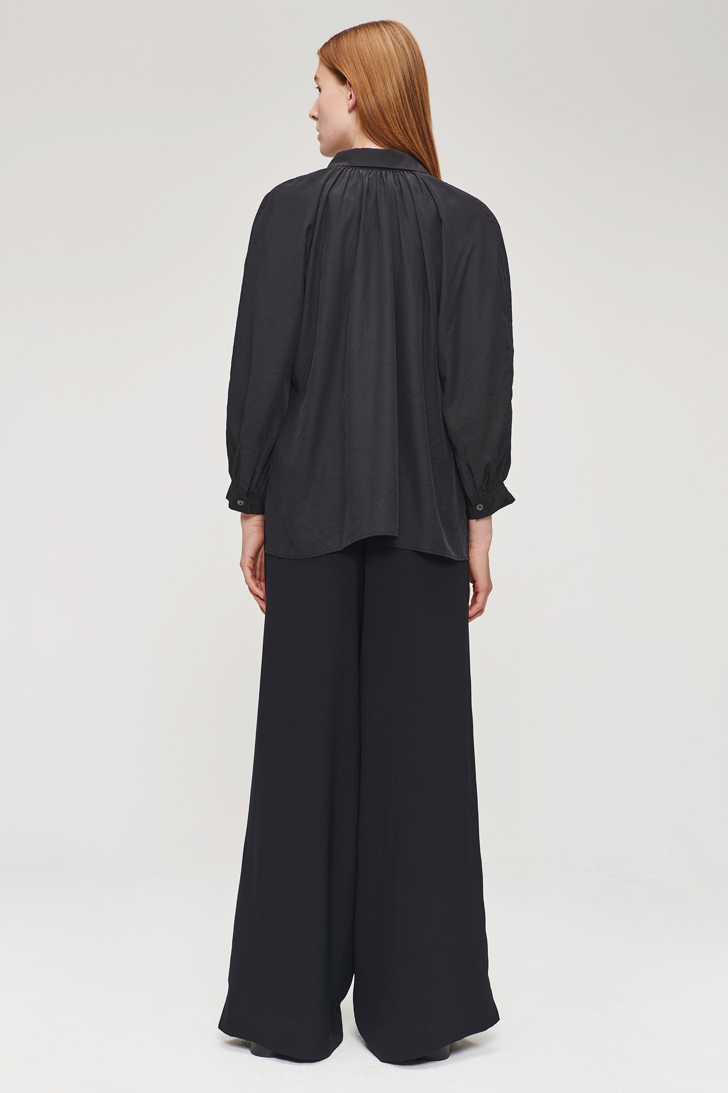 TECHNOSILK OVERSIZED BLOUSE BLACK 4