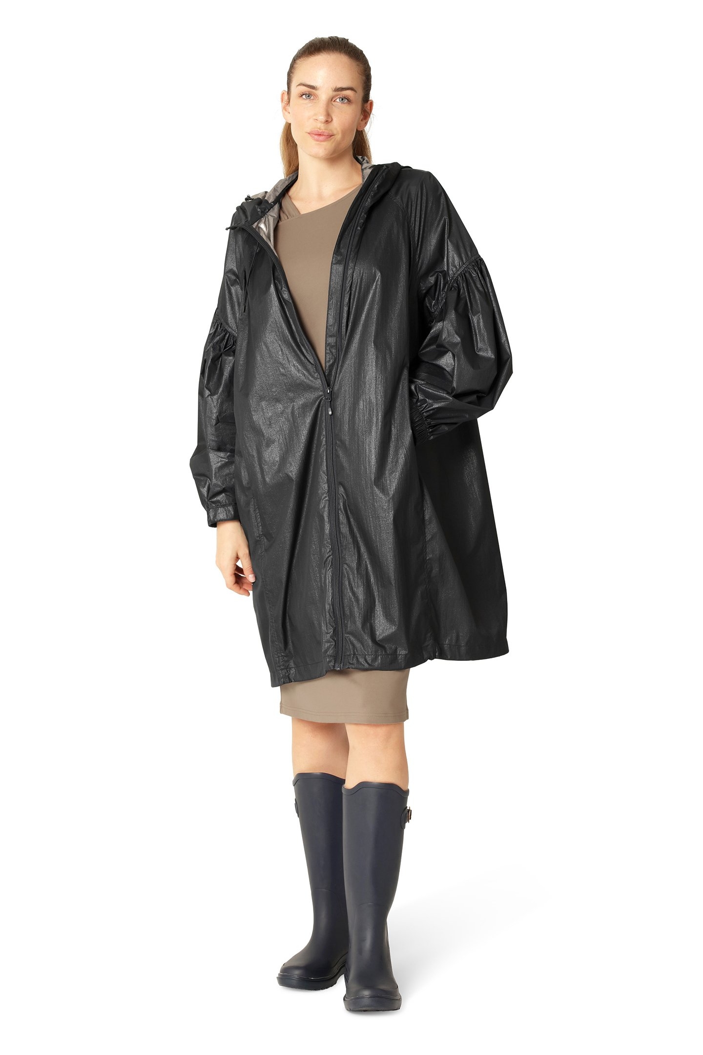 SHIMMER01 WIND JACKETS DARK INDIGO GOLD 3