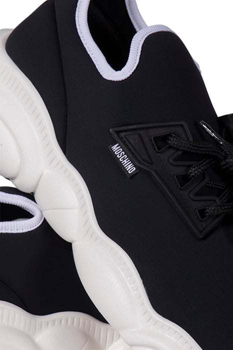 SNEAKERD.ORSO30 LYCRA NERO/BIANCO 4