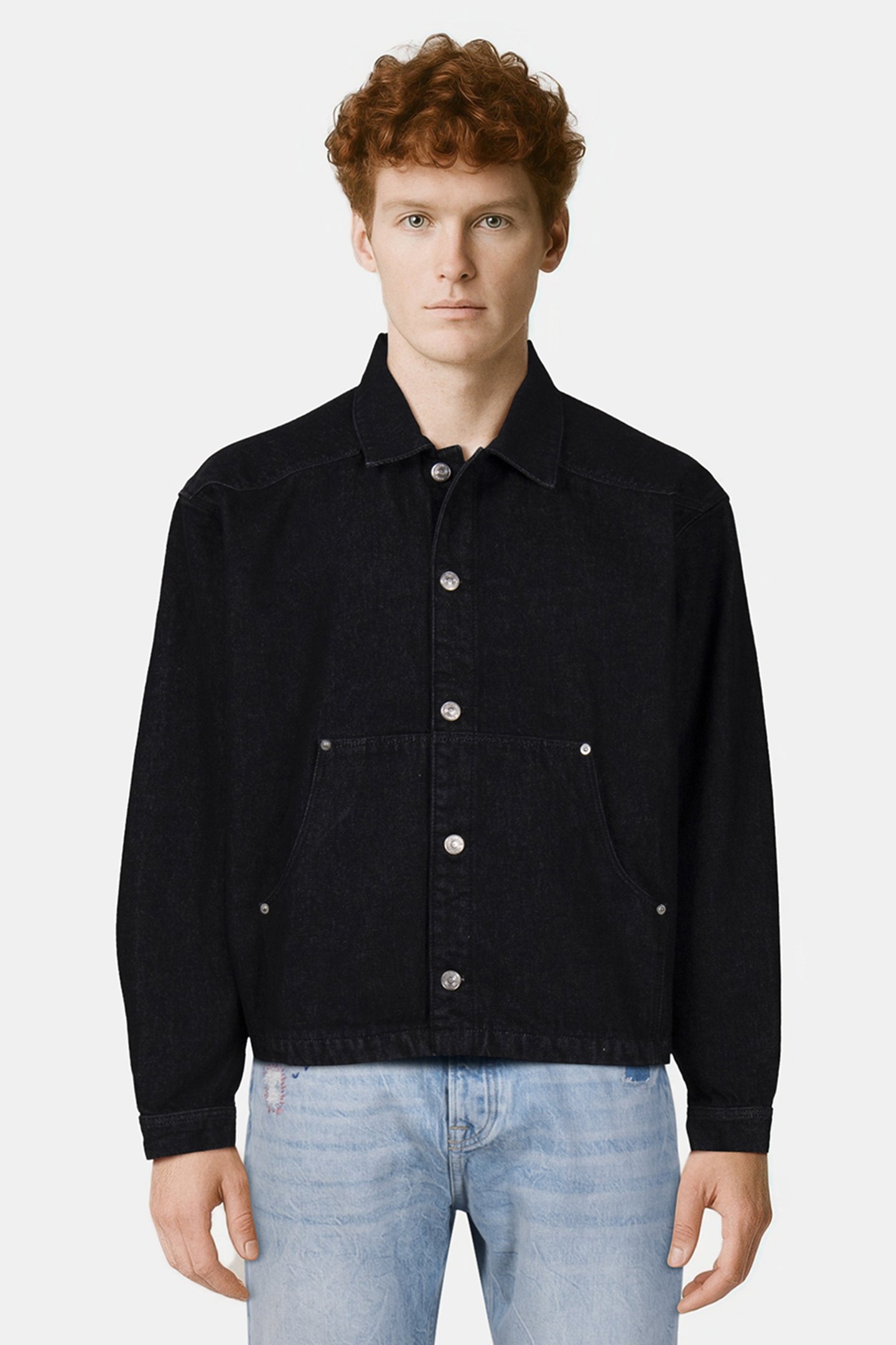 ED DENIM JACKET JET BLACK 1