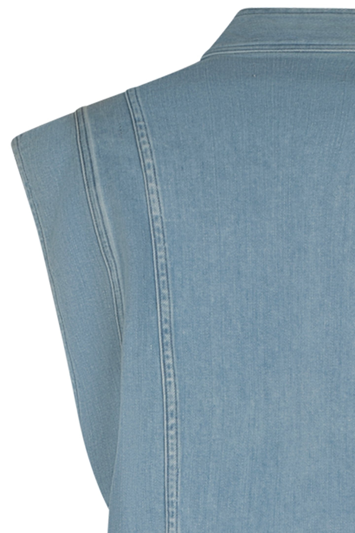 UNNI DENIM VEST STONE DENIM BLUE 4