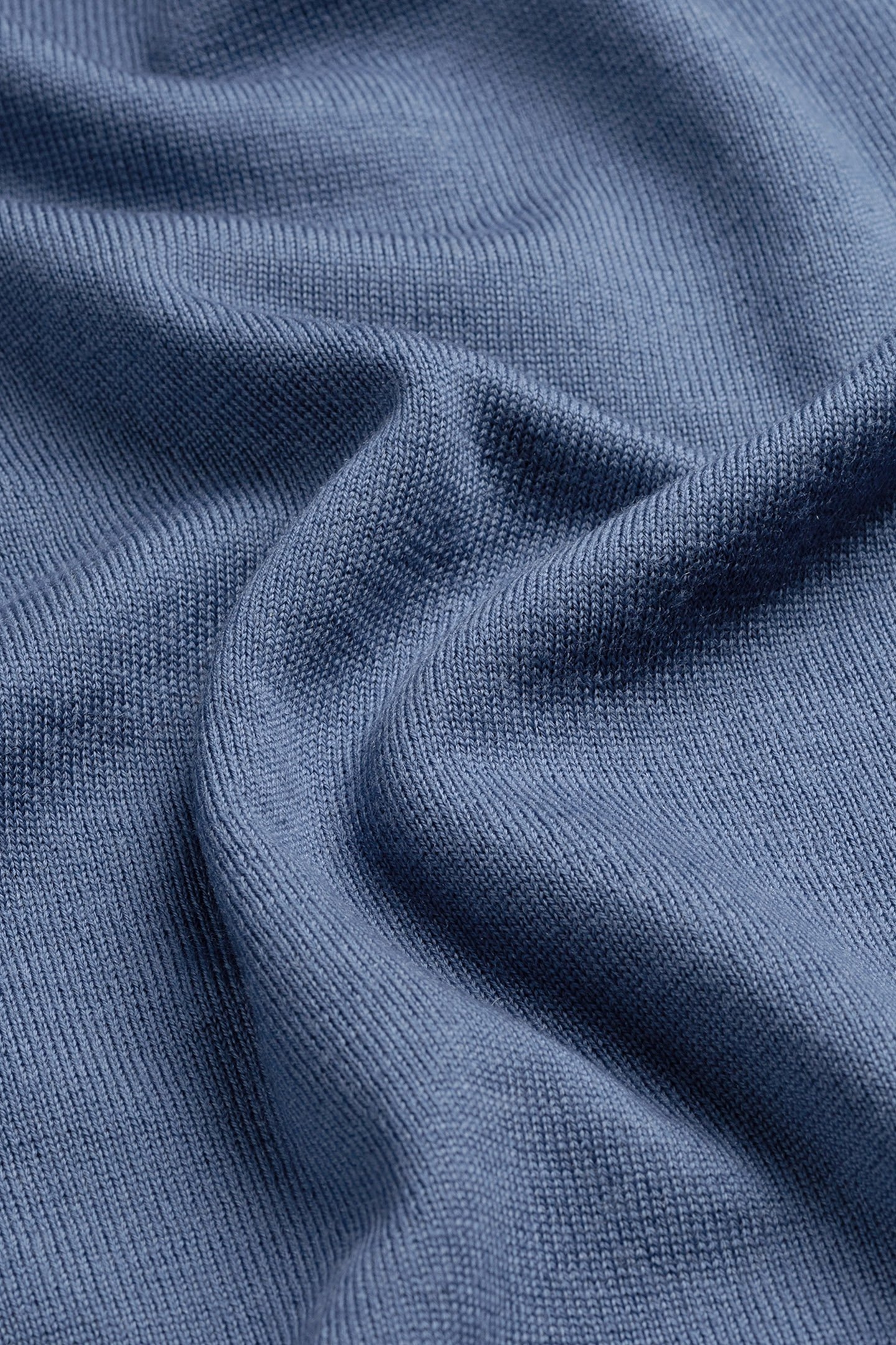CREW NECK 100% MERINO PACIFIC BLUE 7
