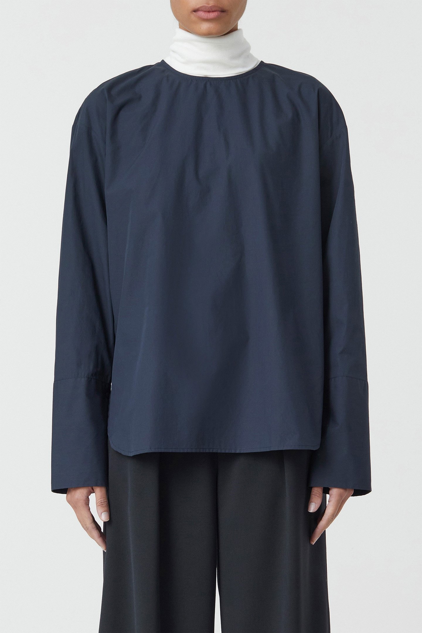 HIGH CUFF TOP SHIRTS & BLOUSES DARK NIGHT 1