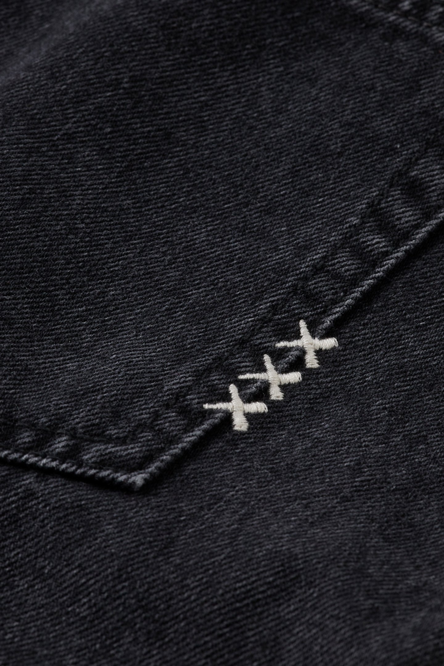 WASHED BLACK DENIM MINI SKIRT WITH CARGO POCKETS CITY BUZZ 8