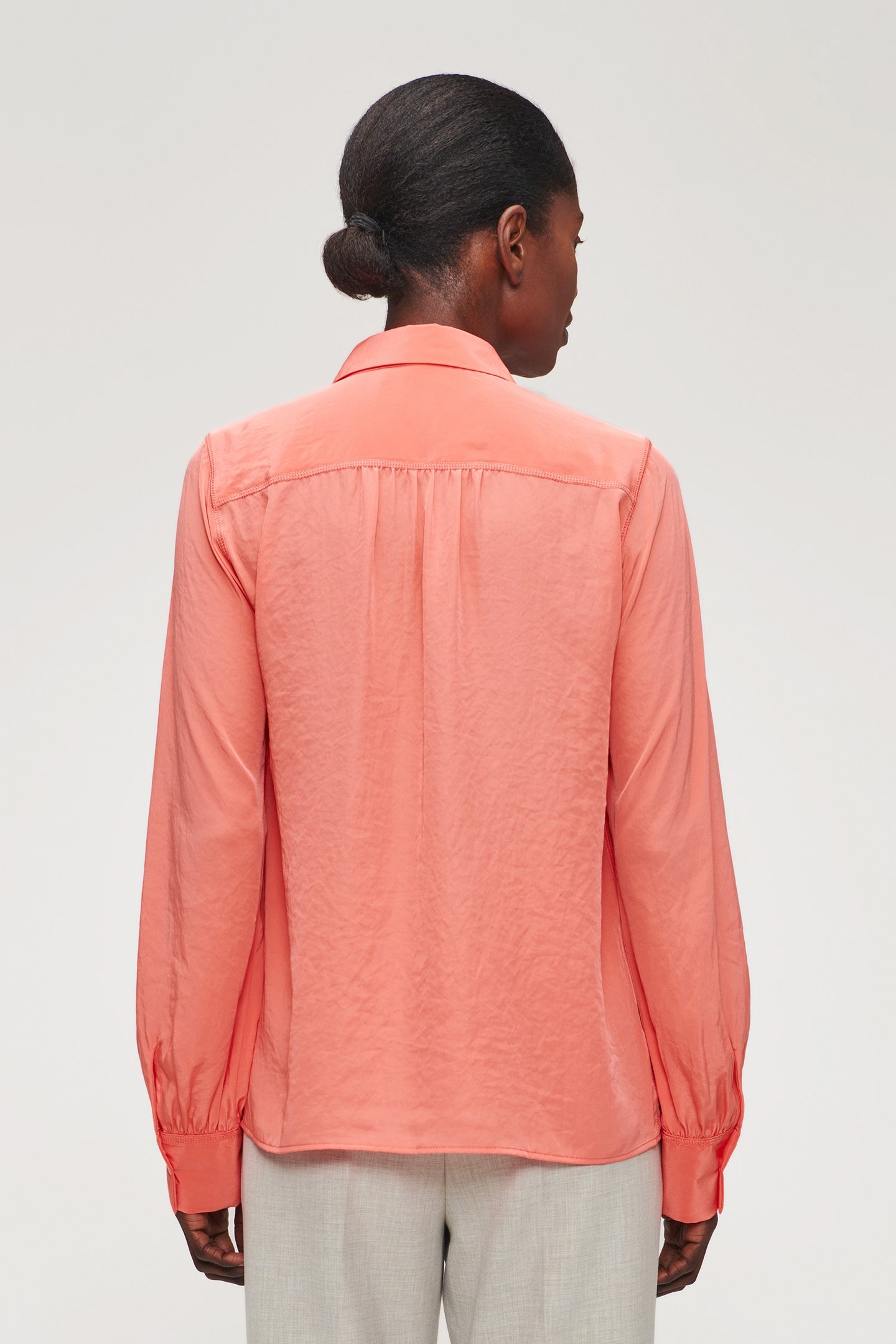 TECHNOSILK BLOUSE RADIANT CORAL 2