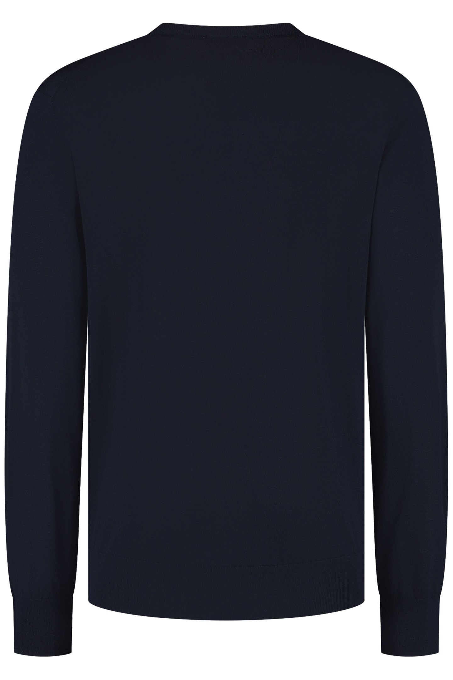 CREW NECK 100% MERINO NAVY BLUE 4