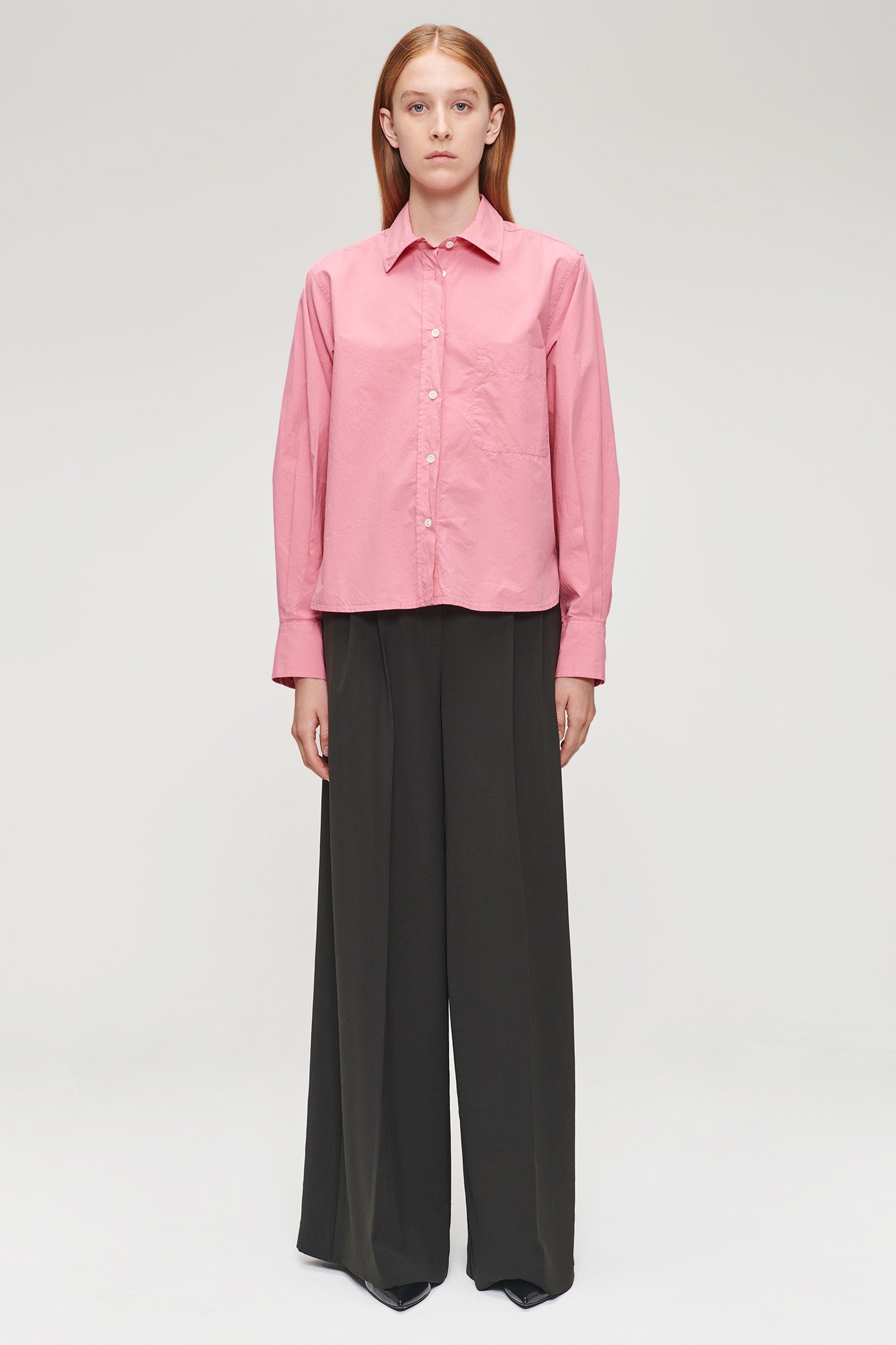 ORG COTTON BOXY SHIRT PINK 3