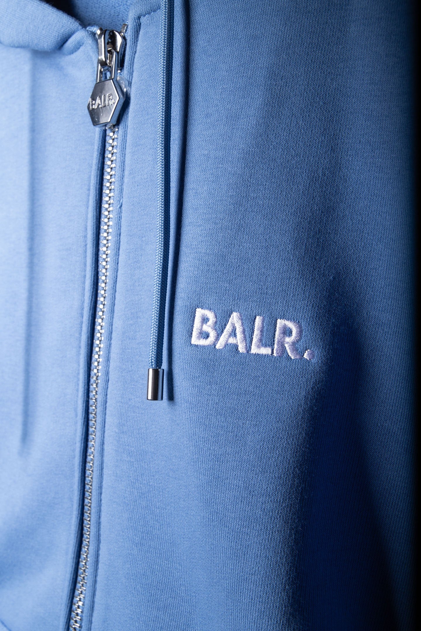 B-TAPE ZIP THROUGH HOODIE CORONET BLUE 4