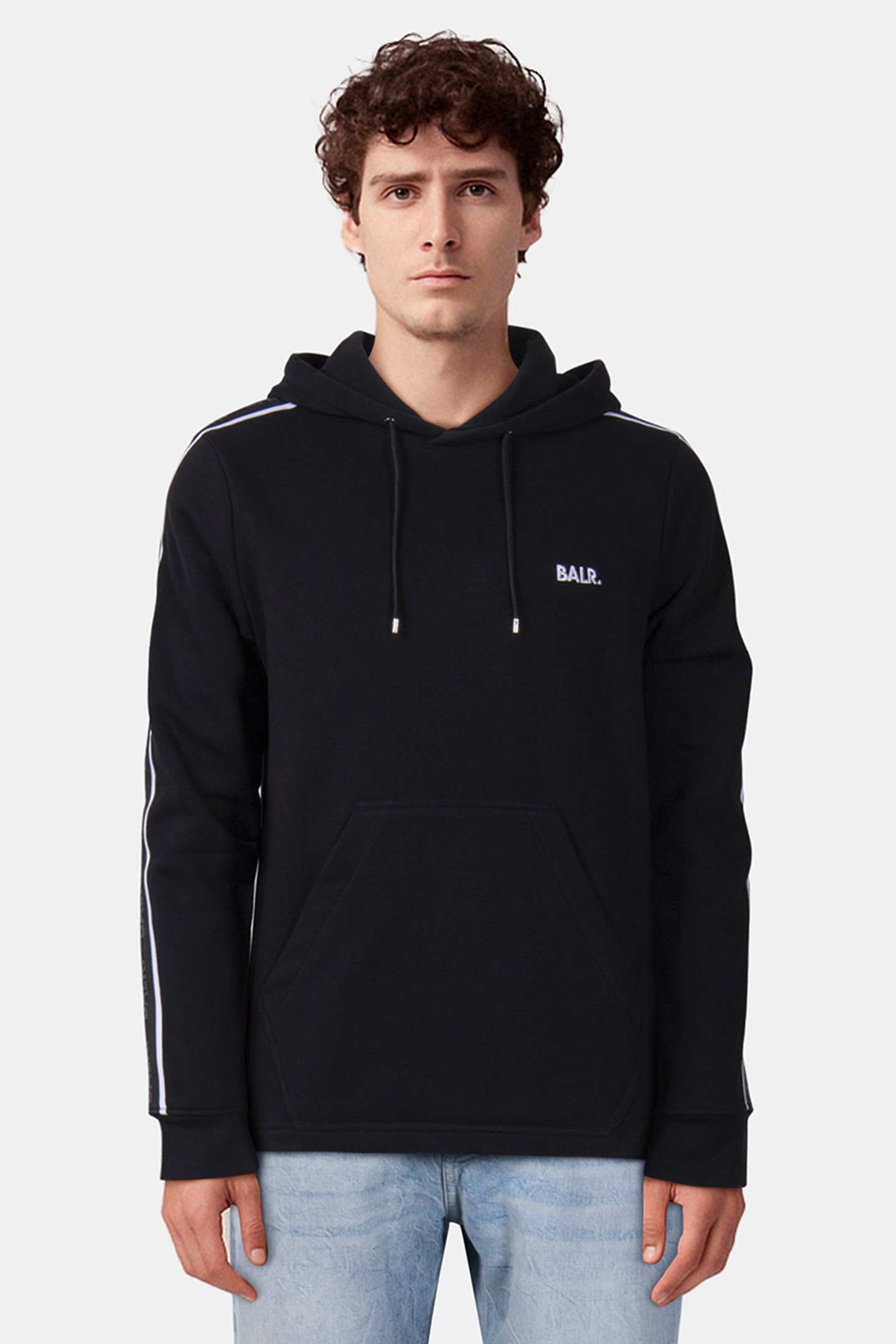 B-TAPE HOODIE JET BLACK 1