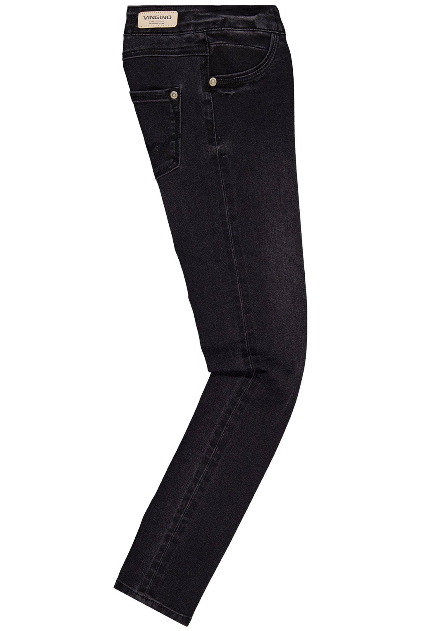 GIRL'S BIBINE TREGGING/JEGGING BLACK 3