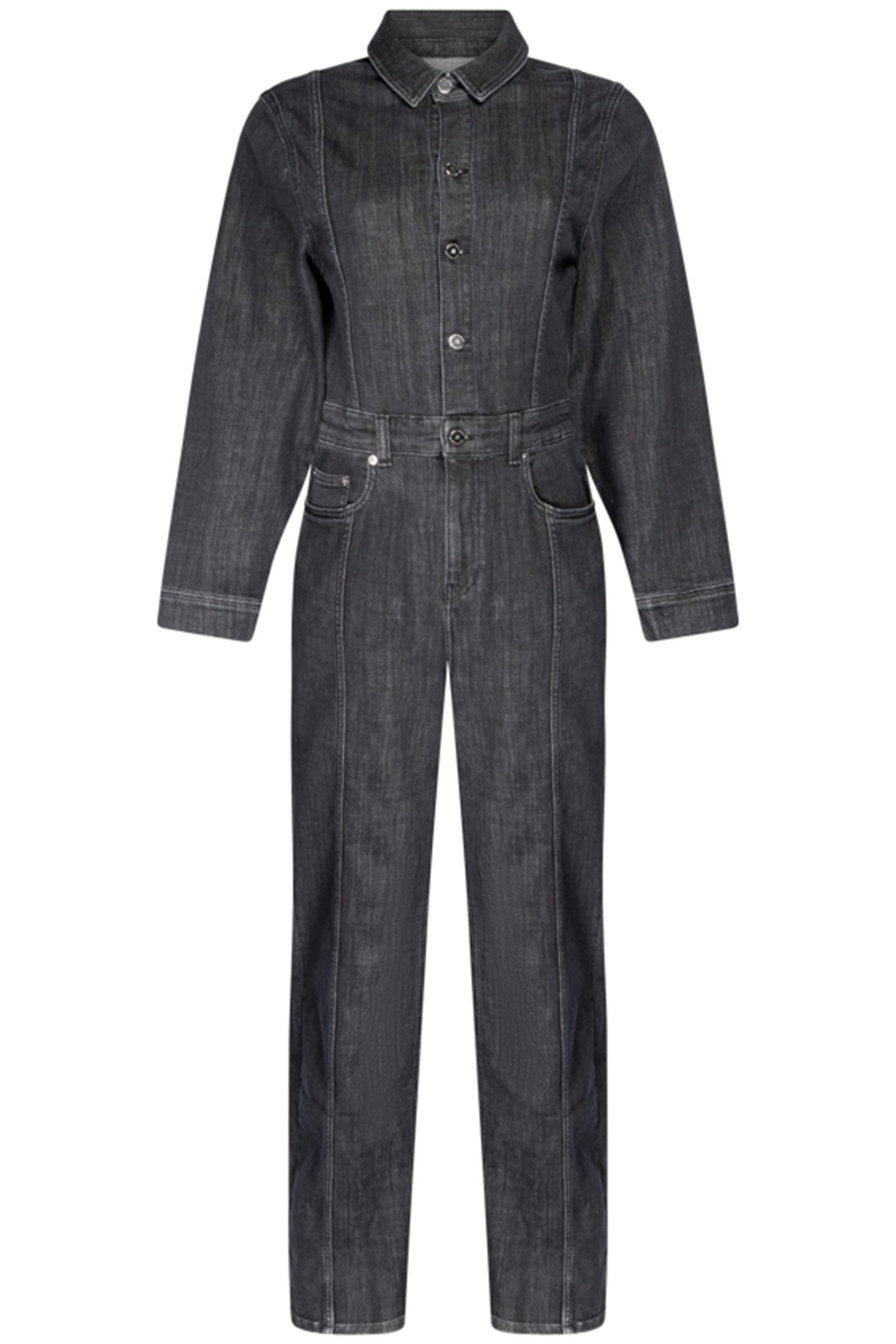 LAUREN JUMPSUIT LONG SLEEVE DARK GREY 1