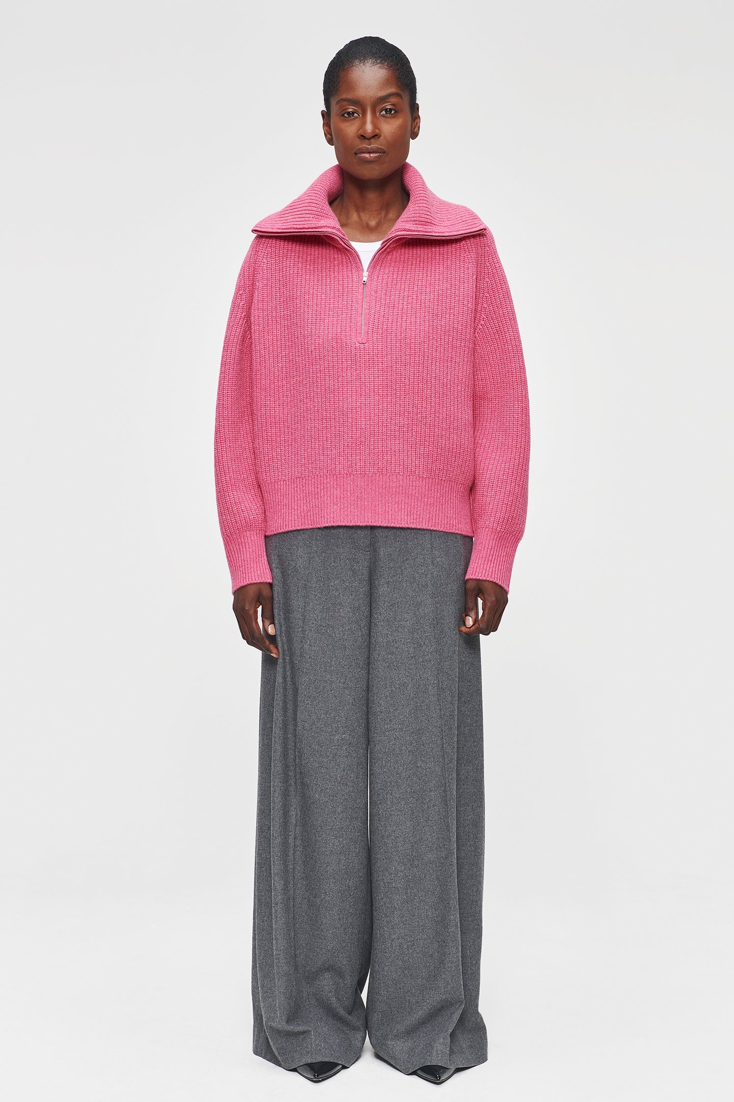 MERINO SAILOR PULL PINK 3