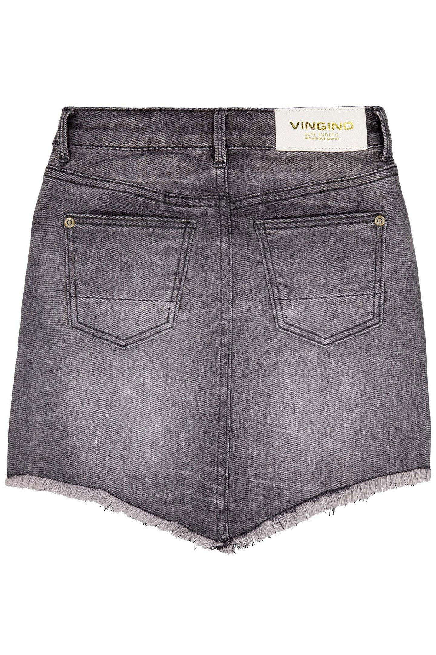 GIRL'S DANIQUE EF21 MIDI SKIRT GREY VINTAGE 2