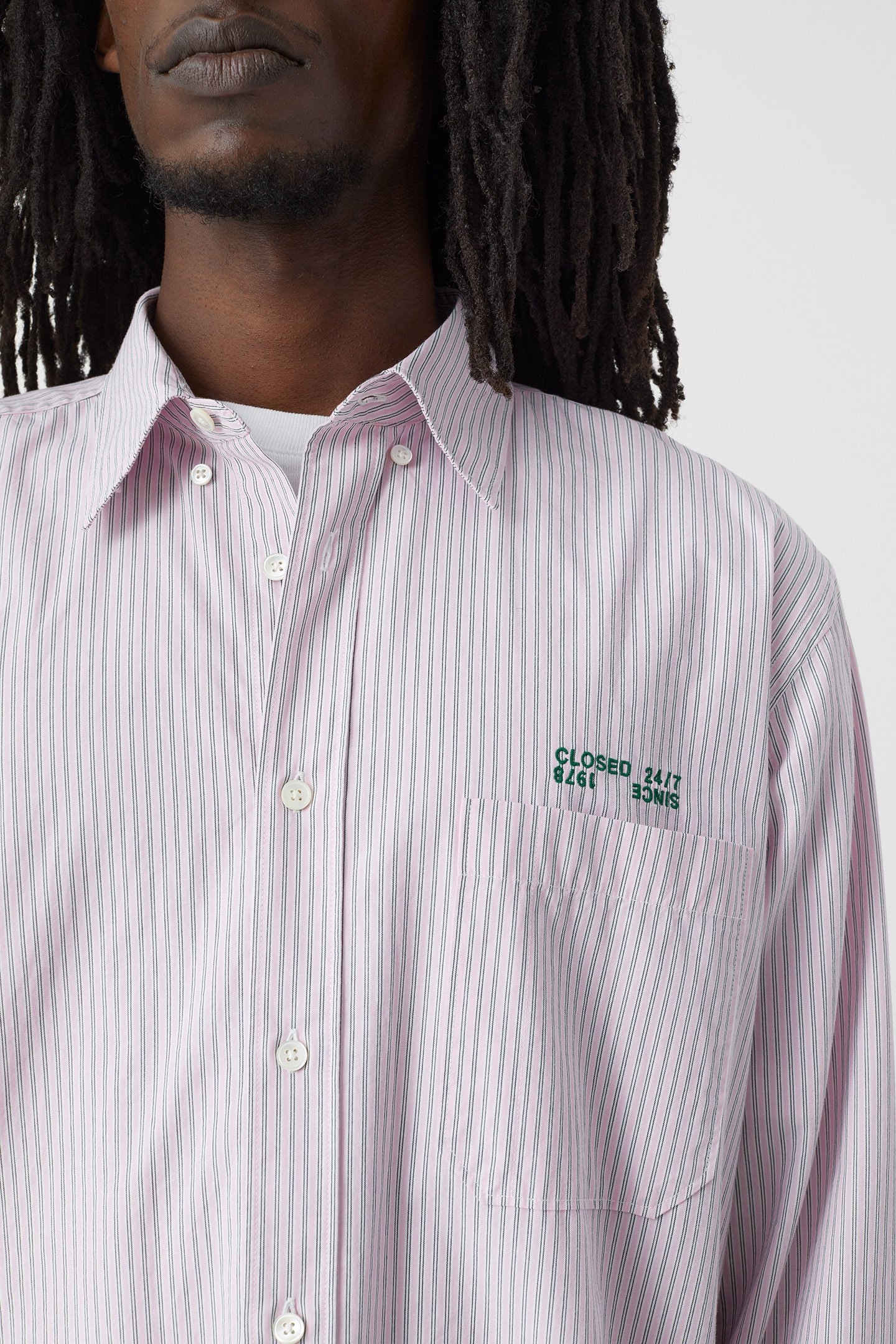 FORMAL ARMY SHIRT SHIRTS & BLOUSES PINK HYDRANGEA 5